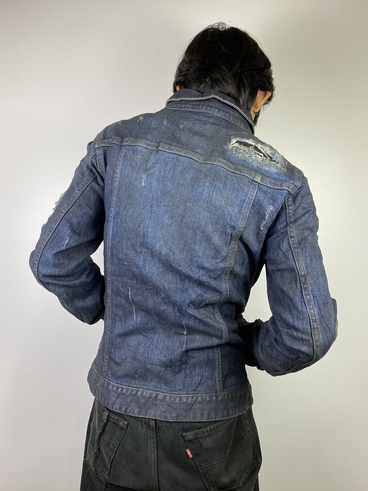 Shellac distressed shellac jeans jacket archives Size US M / EU 48-50 / 2 - 2 Thumbnail