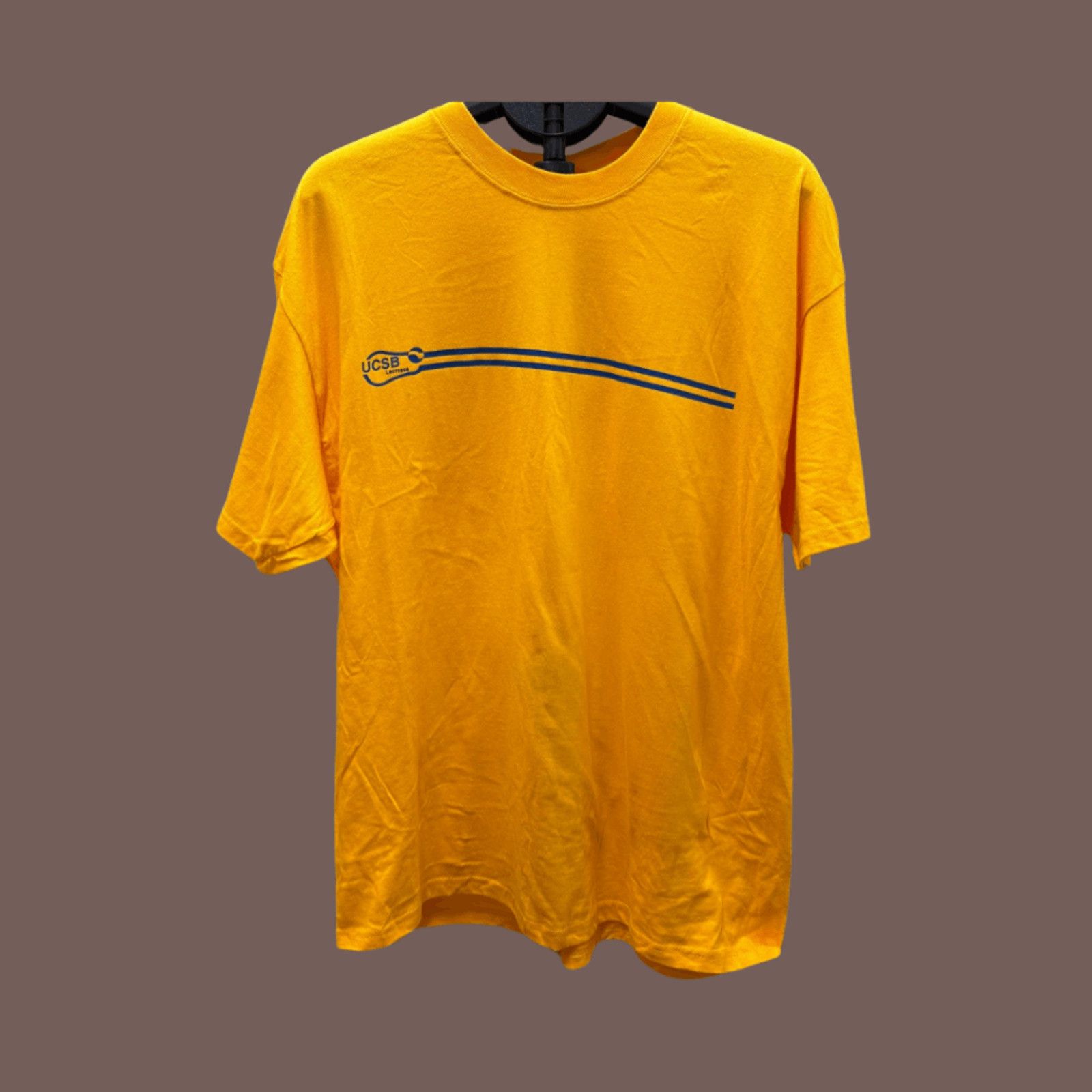 Hanes VTG Hanes Beefy‑T UCSB Lacrosse Yellow XL 90s Size US XL / EU 56 / 4 - 1 Thumbnail