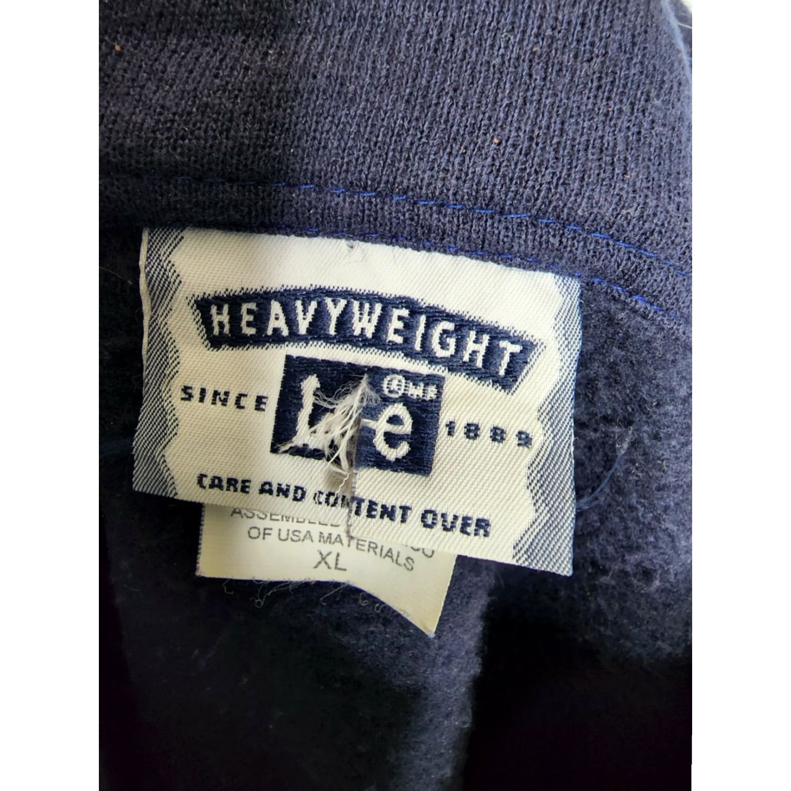 Lee VINTAGE Mens XL Sweatshirt 1/4 Zip Old Orchard Beach Maine Size US XL / EU 56 / 4 - 3 Thumbnail