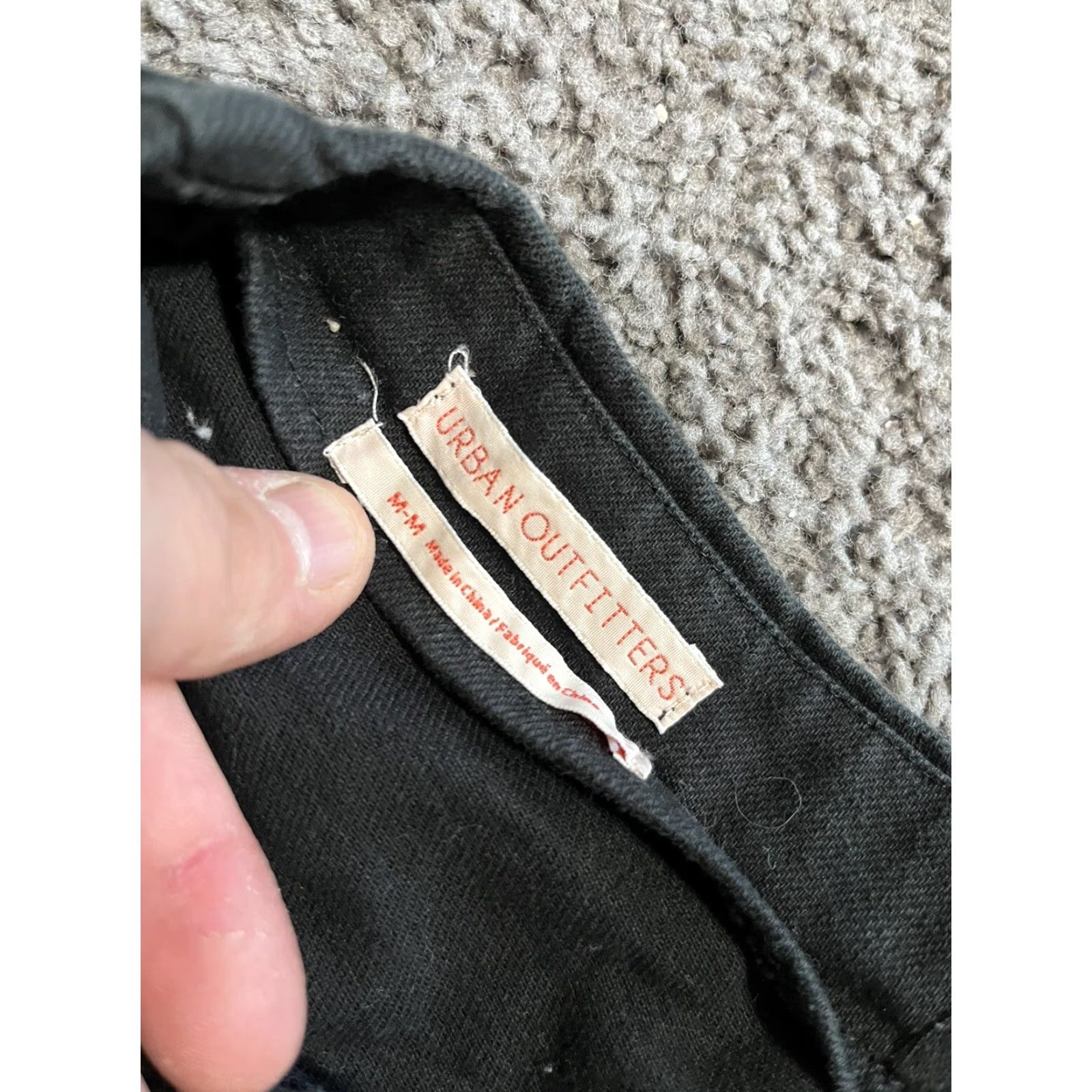 Urban Outfitters Urban Outfitters Black Canvas Chino Mini Skirt Womens Size Medium Size 32" / US 10 / IT 46 - 3 Thumbnail