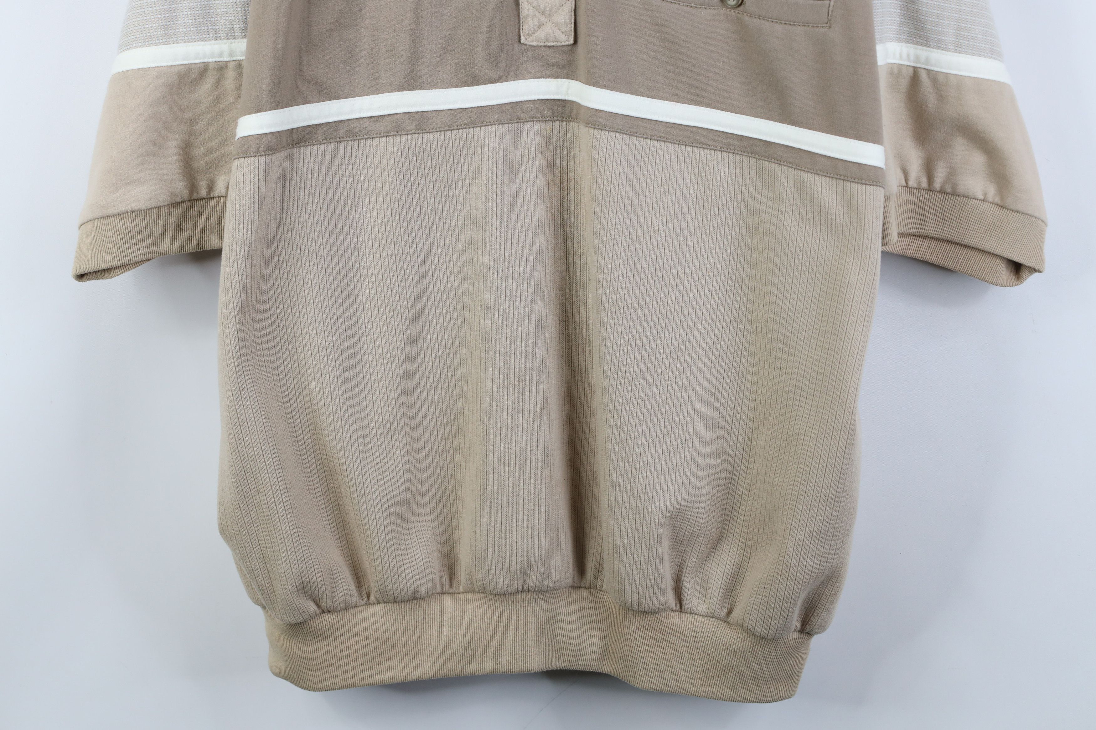 Vintage Vintage 90s Streetwear Block Pullover Polo Shirt Mob Mafia Size US L / EU 52-54 / 3 - 3 Thumbnail