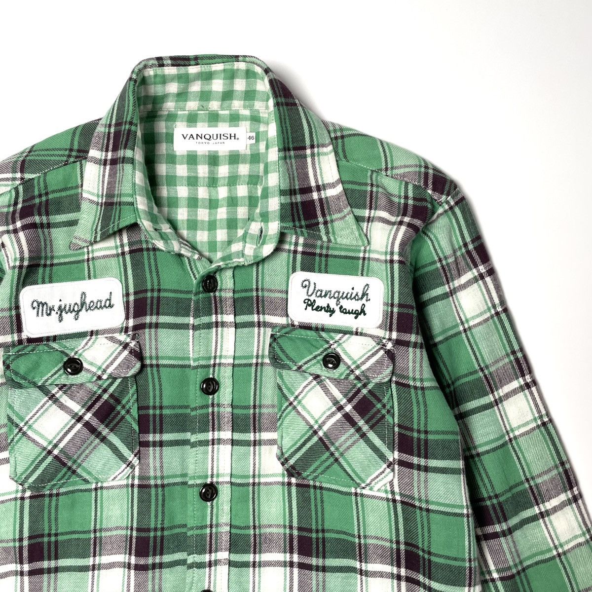Flannel Vanquish Double Pocket Flannel Shirt Size US M / EU 48-50 / 2 - 2 Thumbnail