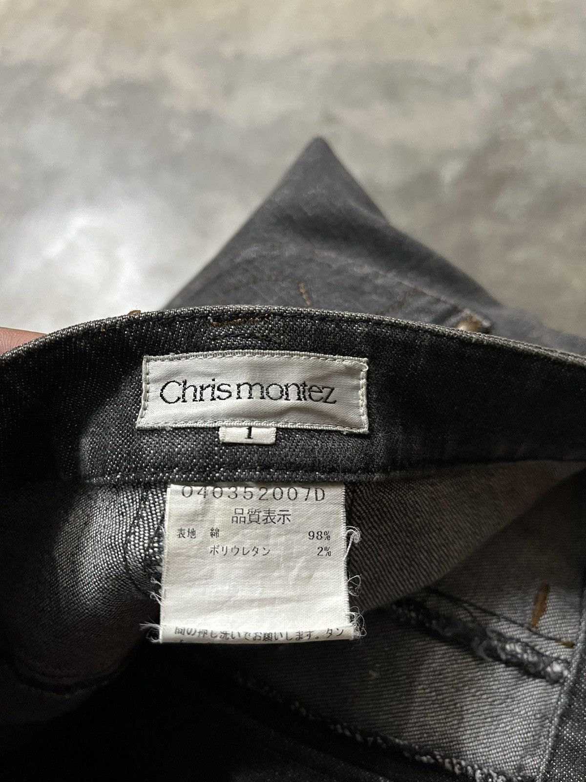 If Six Was Nine Rare black faded Flare Jeans Chris montez distressed leg Size US 27 - 8 Thumbnail