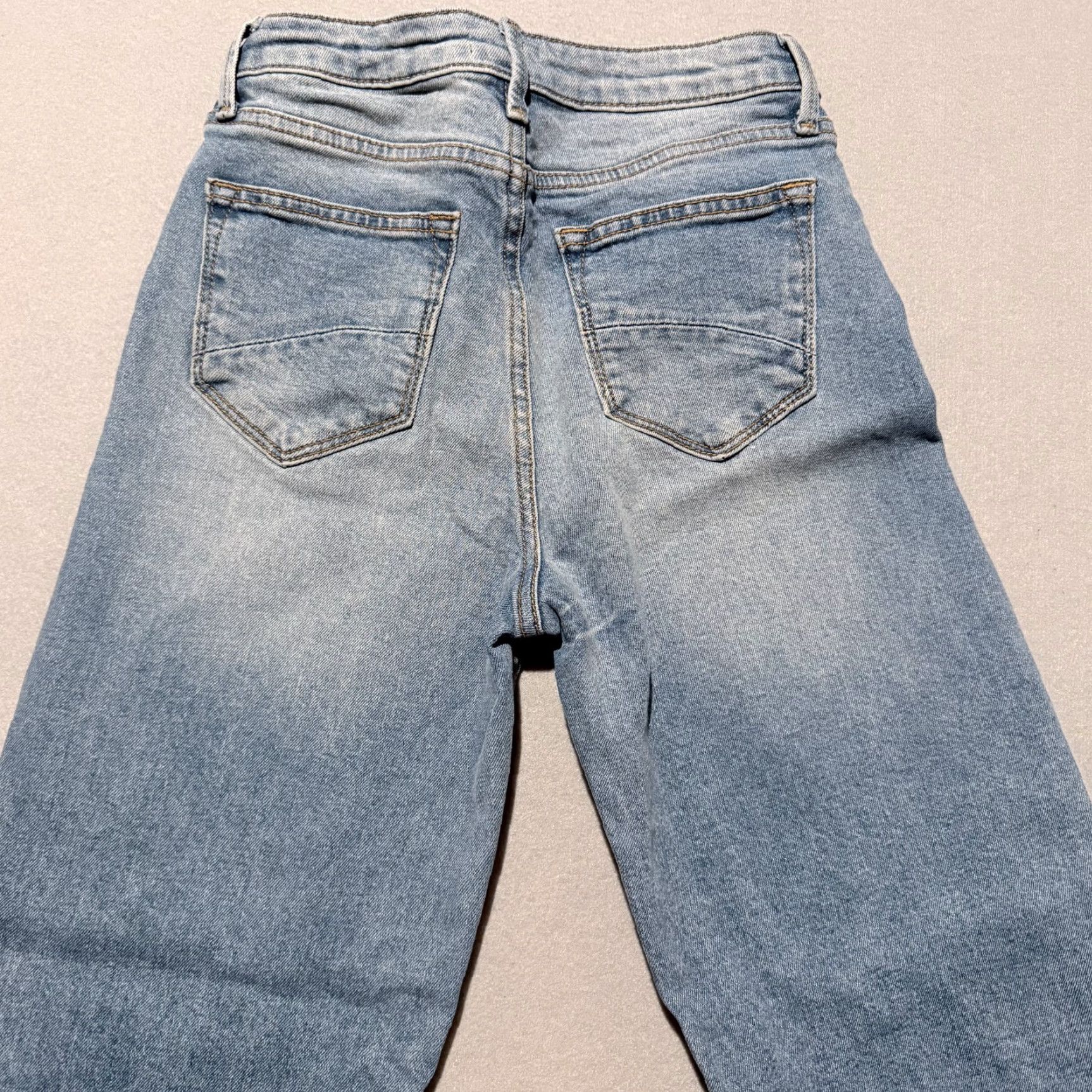 Vintage DRIFTWOOD Charlee Cropped Flare Jeans Womens Blue Denim Wide Leg Button Fly - 24 Size 42" / US 20 - 4 Thumbnail
