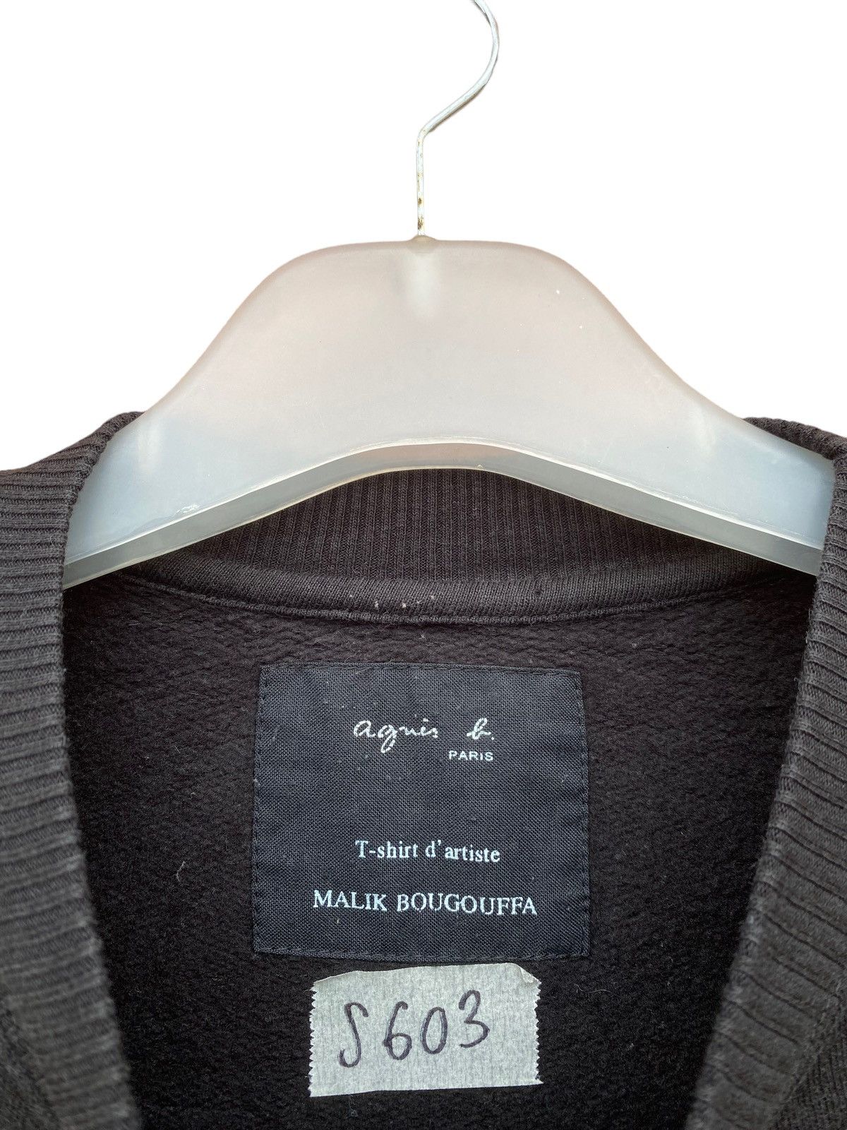 agnes b. Agnes B. Tshirt de Artiste Malik Bougouffa Sweatshirt Size US S / EU 44-46 / 1 - 3 Thumbnail
