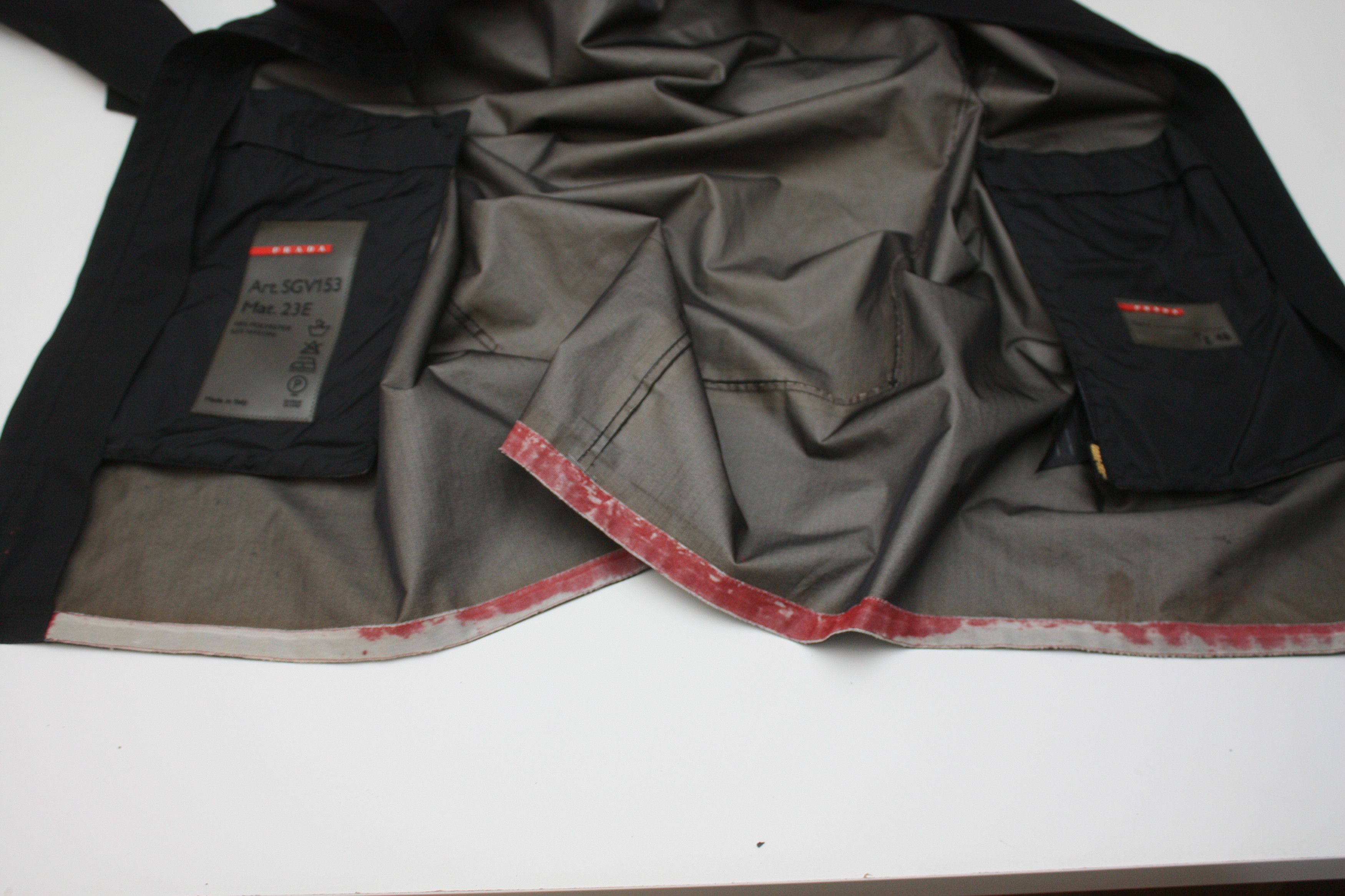 Prada Prada Vintage Black Gore-Tex Jacket SGV153 23E Size US M / EU 48-50 / 2 - 11 Thumbnail