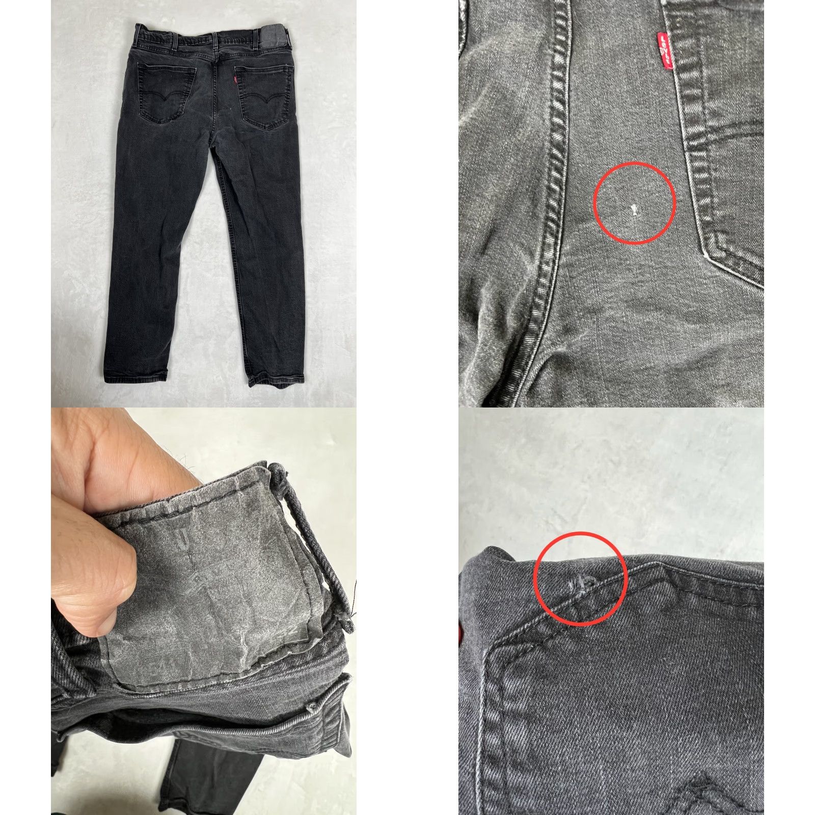 Levi's Levi's 541 Jeans Men 36x30 Black Tapered Denim Vintage Retro 5-Pocket Athletic Fit"} Size US 36 / EU 52 - 8 Thumbnail