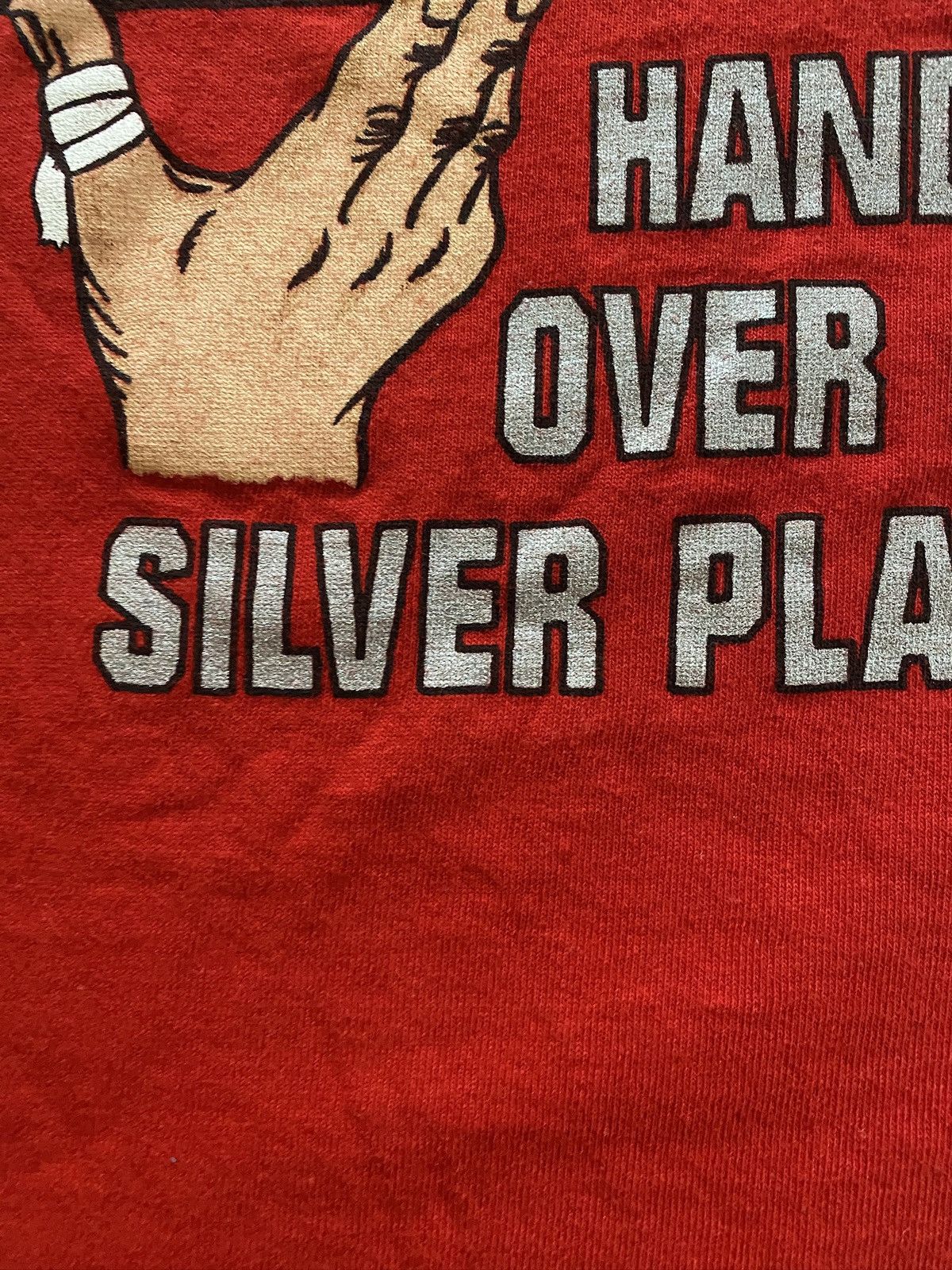 Vintage Vintage 90’s Bad Boy Victory Isn’t Handed Red Tee Size US L / EU 52-54 / 3 - 13 Thumbnail