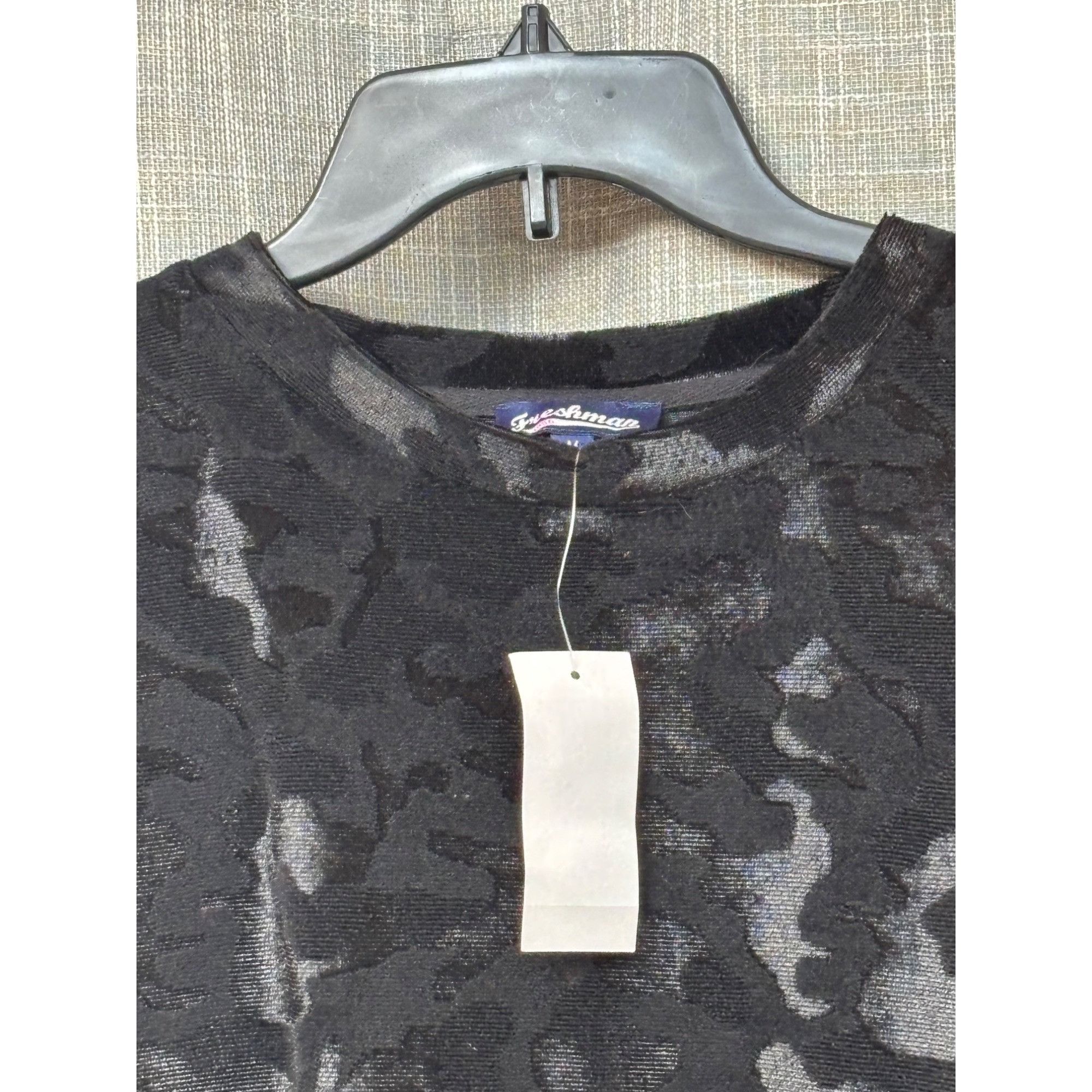 Other Freshman Womens Juniors Burnout Pattern Cropped Pullover Sw Size M / US 6-8 / IT 42-44 - 6 Thumbnail