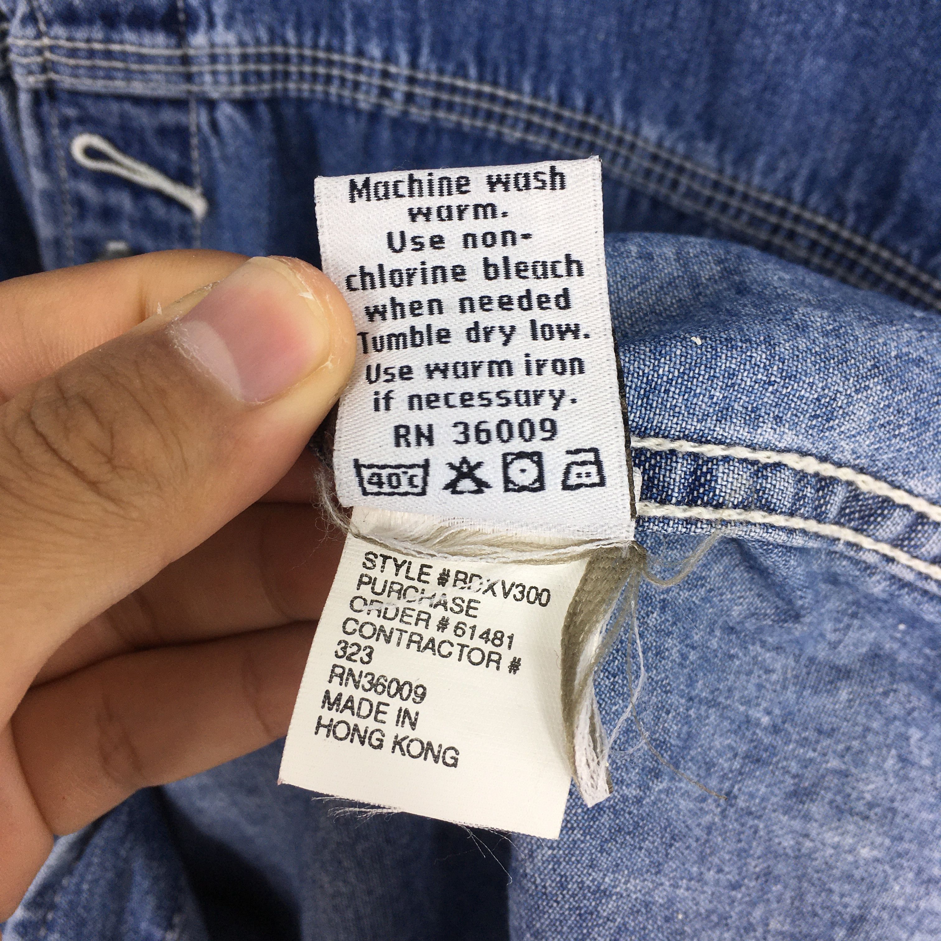 Calvin Klein × Vintage Vintage Calvin Klein Jeans Blue Denim Shirt Small Size US S / EU 44-46 / 1 - 7 Thumbnail