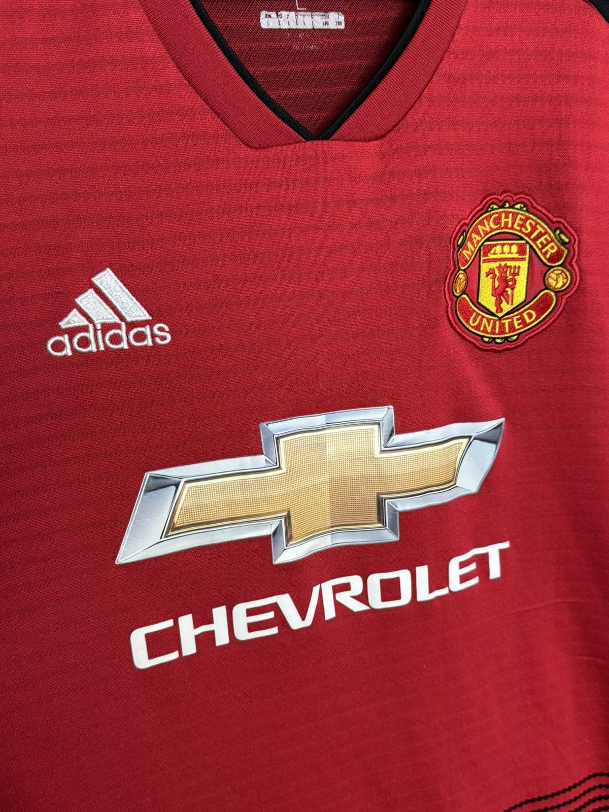 Adidas Manchester United 18/19 Home Football Jersey T-Shirt Size US L / EU 52-54 / 3 - 3 Thumbnail