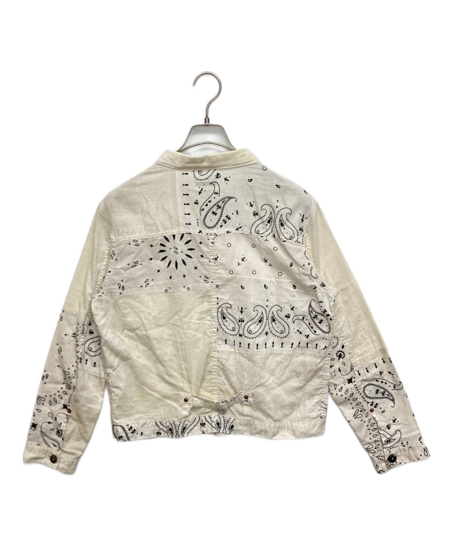 Kapital KAPITAL Gauze Bandana Patchwork pt 1st Jacket Beige Size M Size US M / EU 48-50 / 2 - 2 Thumbnail