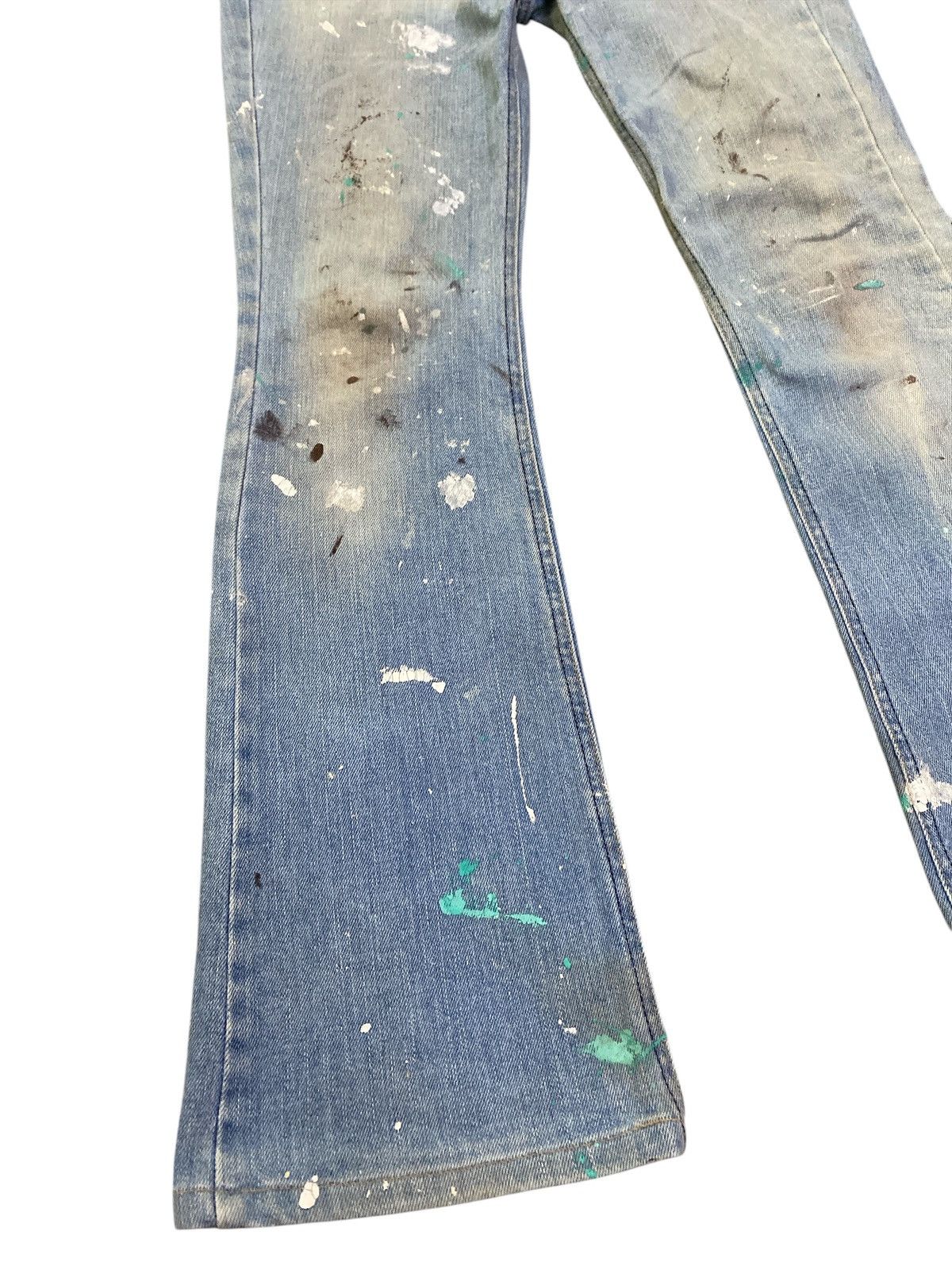 If Six Was Nine × Levi's × Levi's Vintage Clothing Vintage Levi’s Paint Splatter Flared Denim Size US 31 - 6 Thumbnail