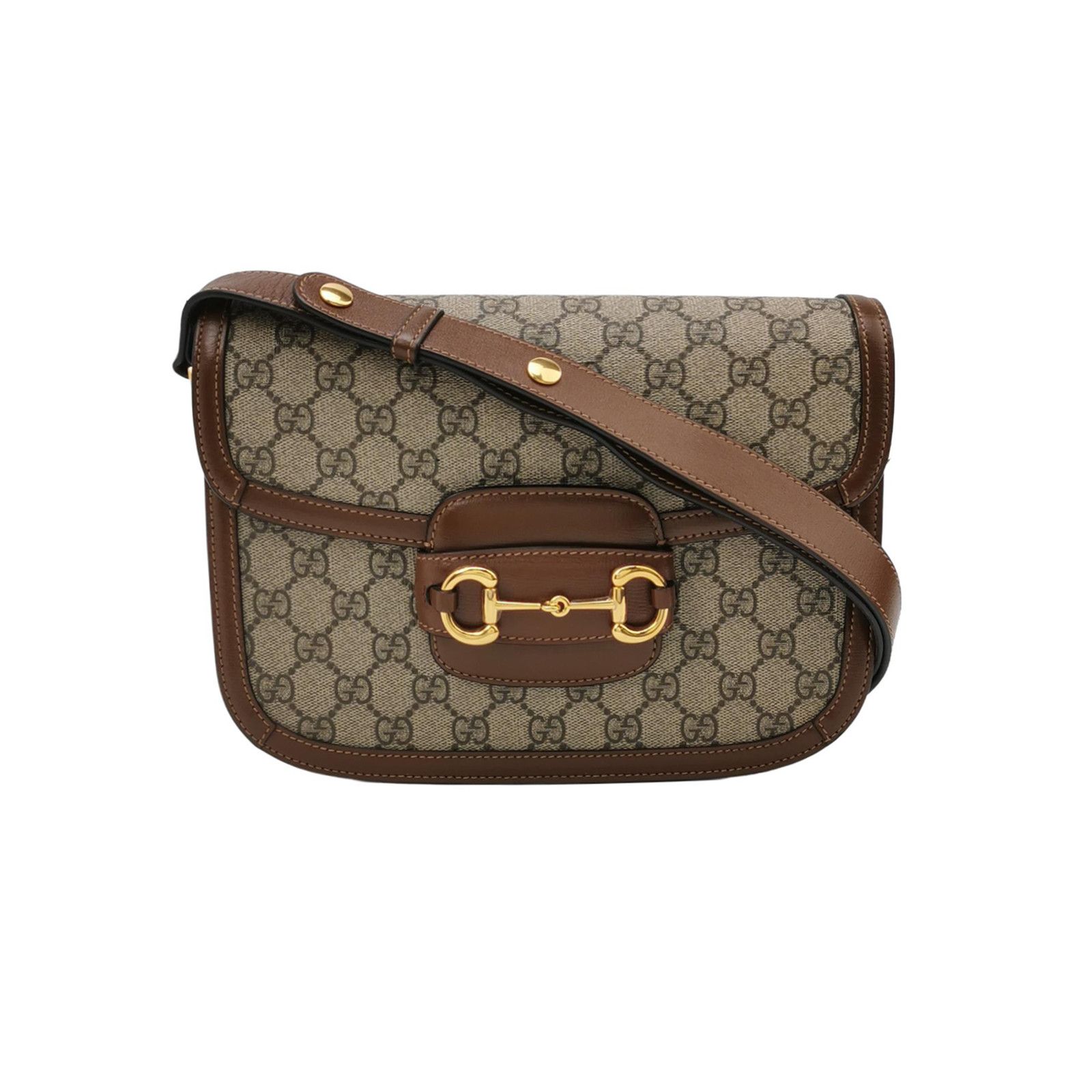 Gucci Gucci 1955 Horsebit GG Supreme Shoulder Bag Size ONE SIZE - 1 Thumbnail