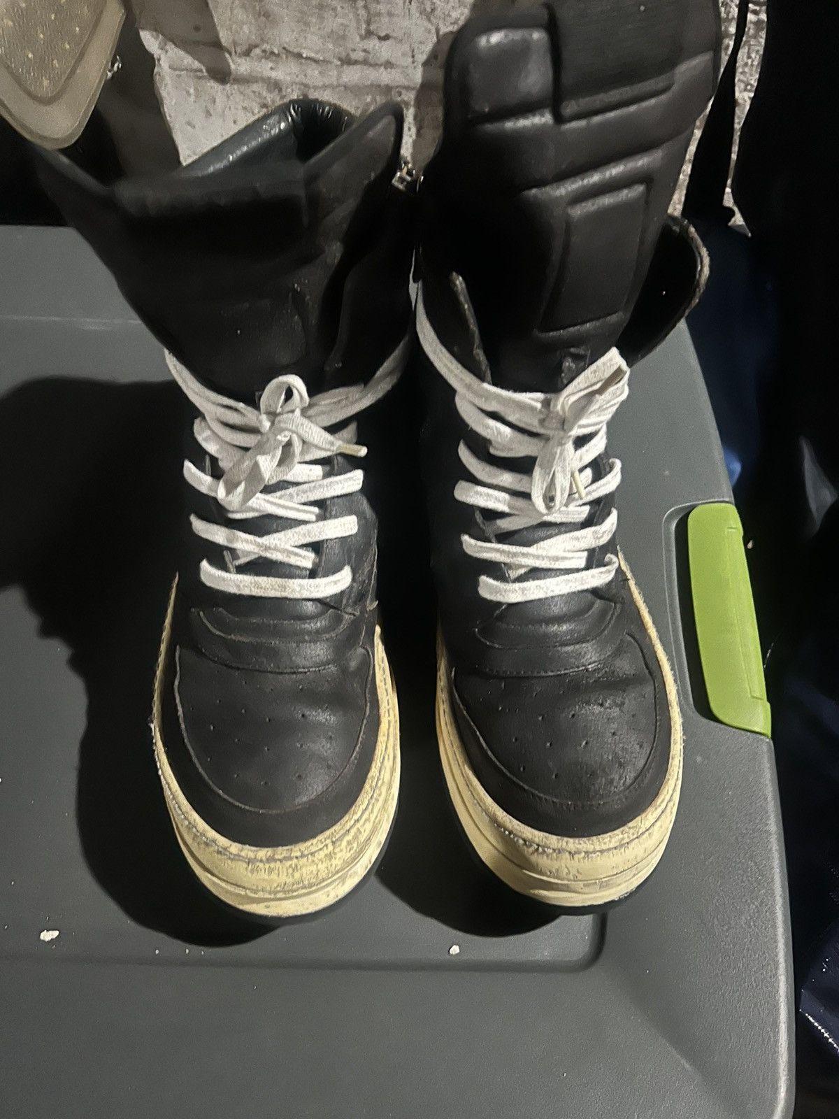 Rick Owens × Rick Owens Drkshdw Rick Owen Dunks Size US 12 / EU 45 - 16 Thumbnail
