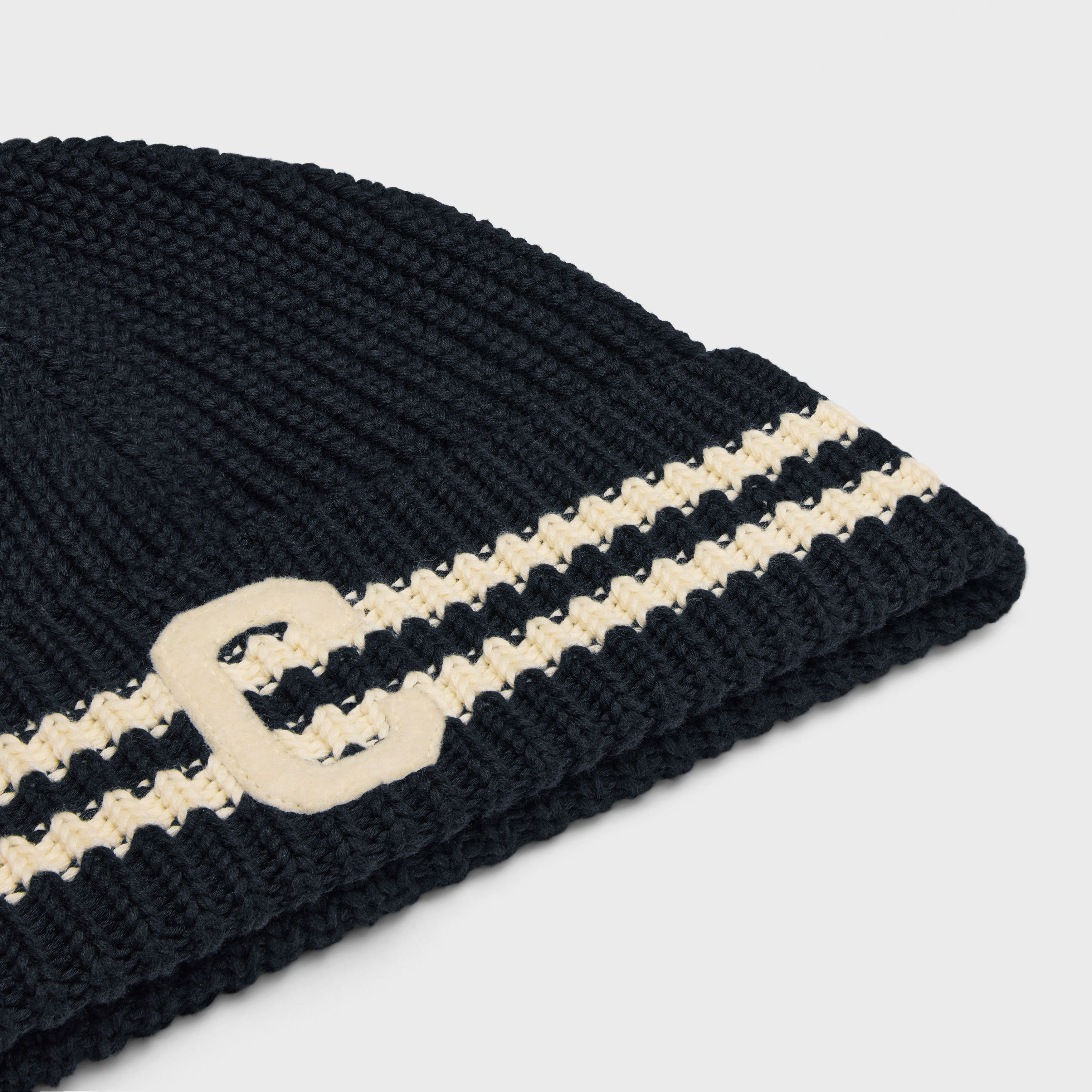 Celine o1bcso1str0925 2ADAV347Y Size: OS / Hat / Cap in Navy/Ecru Size ONE SIZE - 3 Thumbnail