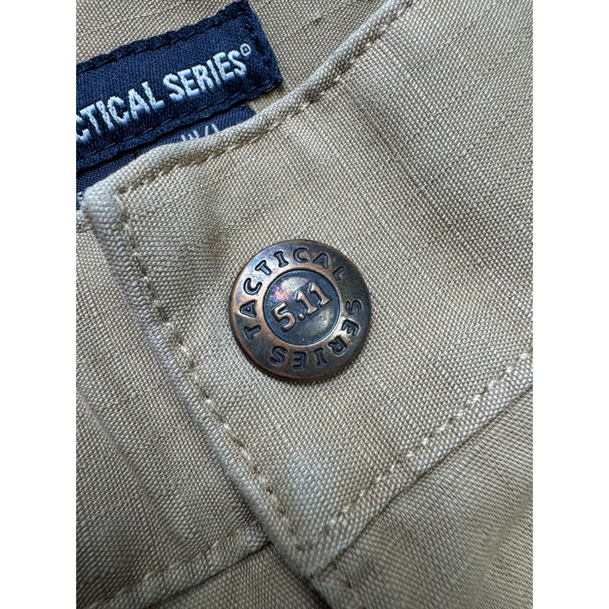 5.11 5’11 Tactical Desert Khaki Military Cargo Pants (Y1163) Size US 32 / EU 48 - 4 Thumbnail