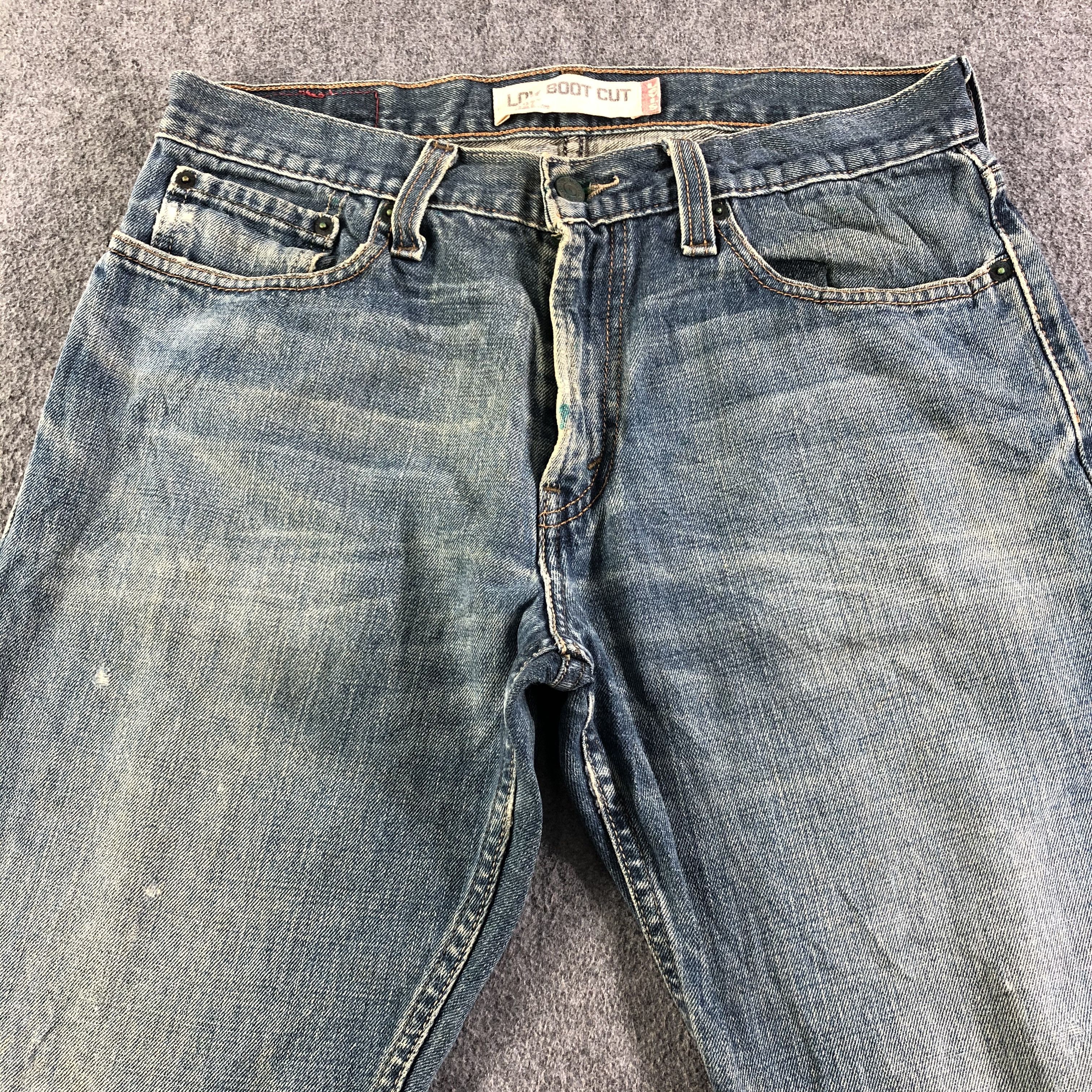 Levi's Vintage Blue Wash Levis 527 Flare Jeans-J3092 Size US 33 - 3 Thumbnail