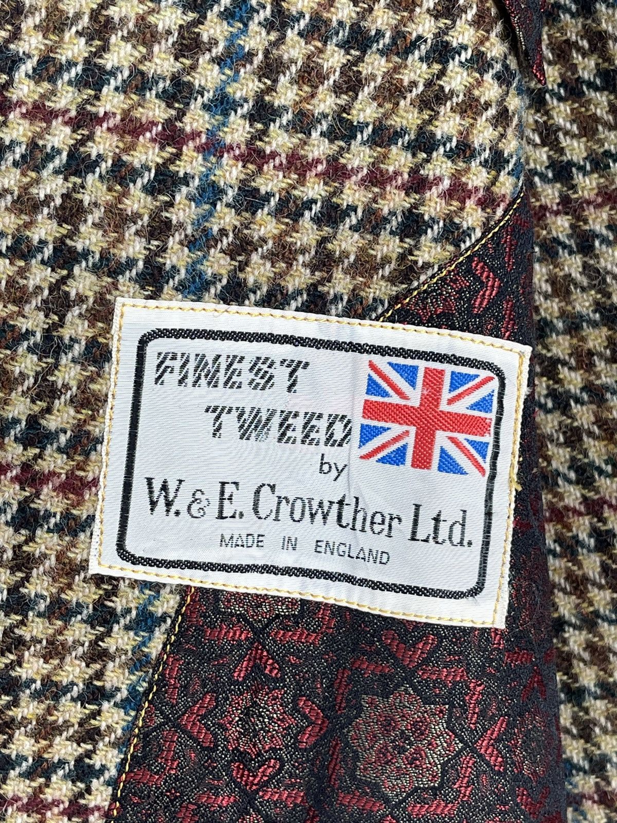 Harris Tweed Vintage Finest Tweed England Blazer Coat Size US L / EU 52-54 / 3 - 7 Thumbnail
