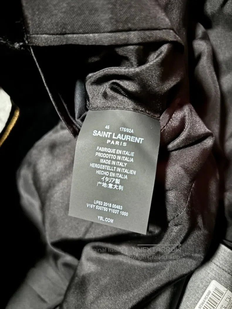 Saint Laurent Paris Saint Laurent Paris Velvet Court Gold Thread Suit Size US S / EU 44-46 / 1 - 6 Thumbnail