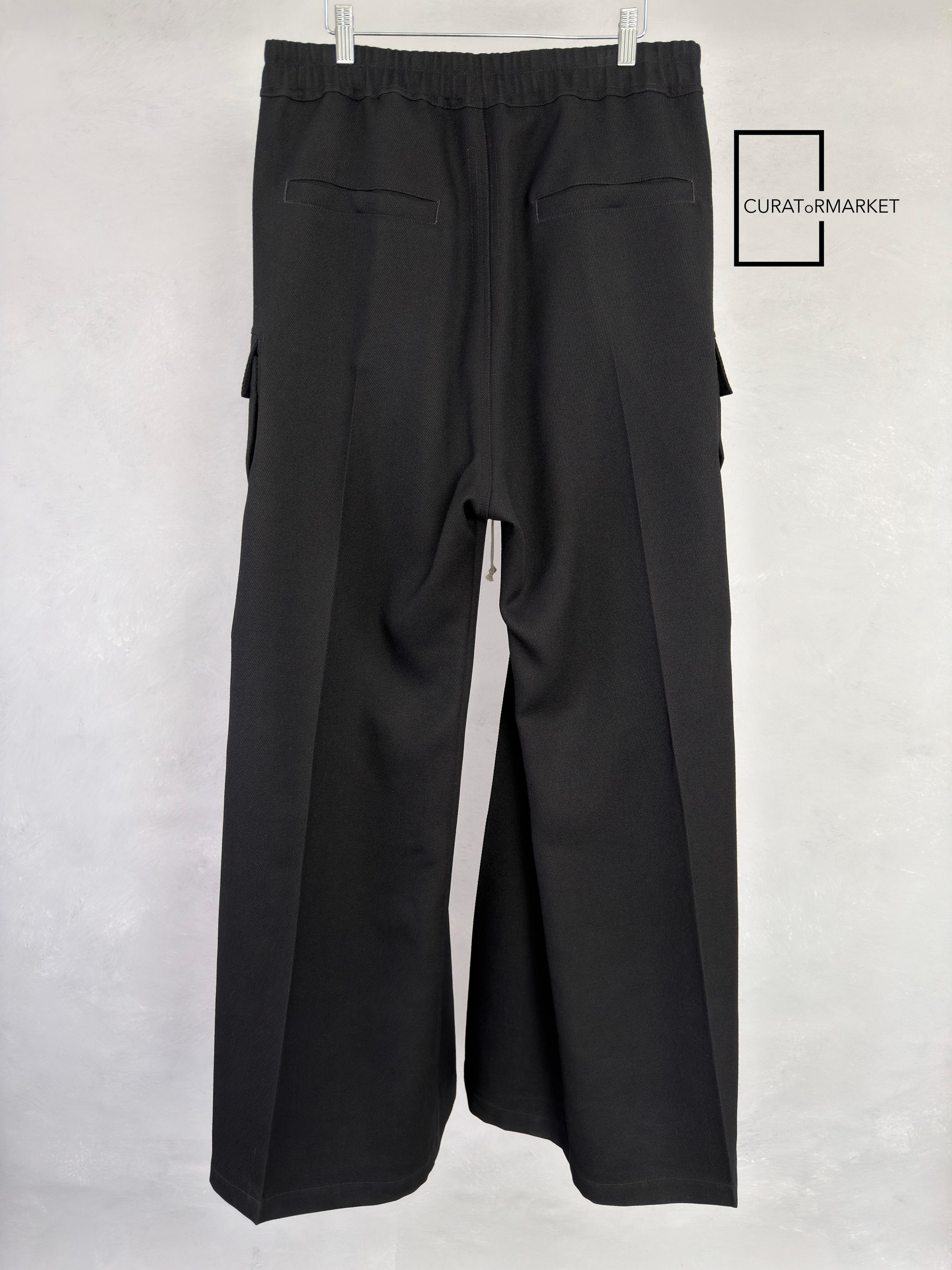 Rick Owens EU52 Runway Drill Wool Drawstring Cargobela Concordians FW25 Size US 36 / EU 52 - 8 Thumbnail