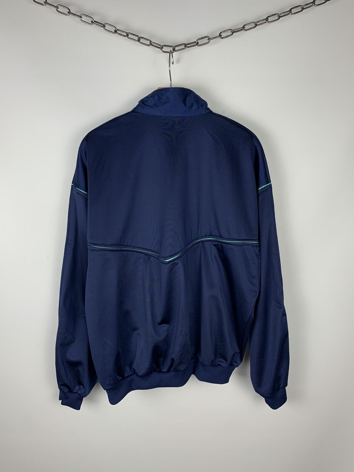 Nike Vintage 90’s Nike Retro Nylon Track Jacket Full Zip Swoosh Size US L / EU 52-54 / 3 - 12 Thumbnail