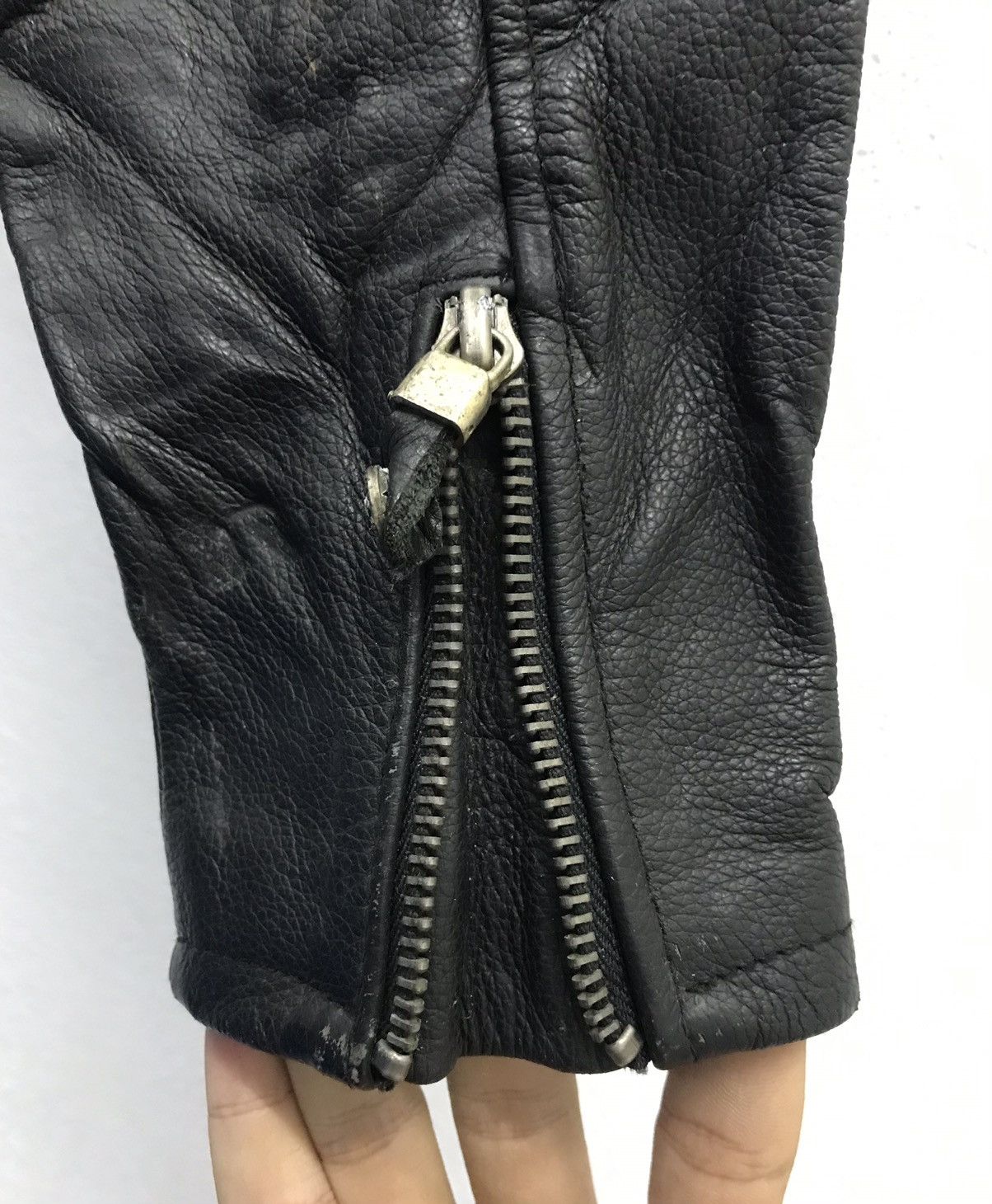 Harley Davidson × Vintage Vintage Harley Davidson Leather Jacket Size US L / EU 52-54 / 3 - 15 Thumbnail
