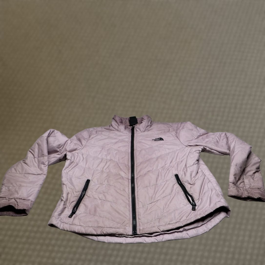 The North Face The North Face Jacket Womens L Pink Full Zip Quilted Puffer Light Mauve Urban Outdoors Casual Travel Ladies Large Pink Venturer Size L / US 10 / IT 46 - 1 Thumbnail