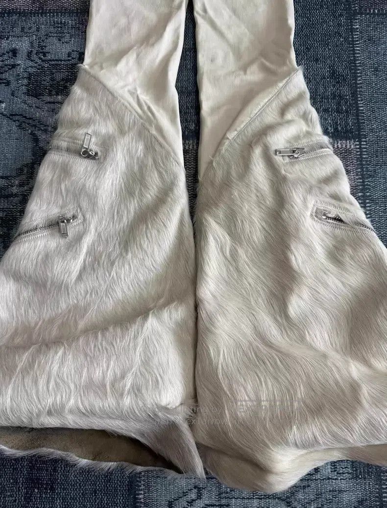Rick Owens Rick Owens White Horsehair Version Size ONE SIZE - 4 Thumbnail