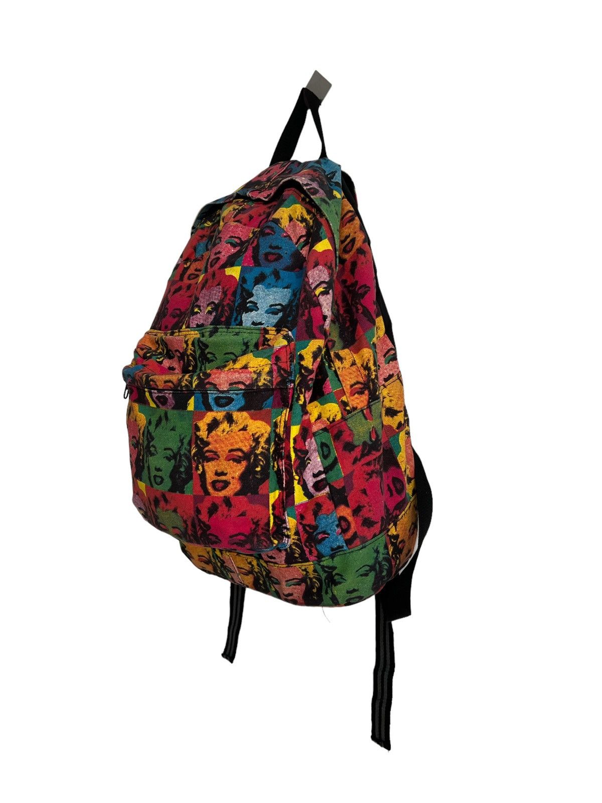 Art Comes First Marilyn Monroe Pop Art Multicolor Andy Warhol Style Backpack Size ONE SIZE - 3 Thumbnail