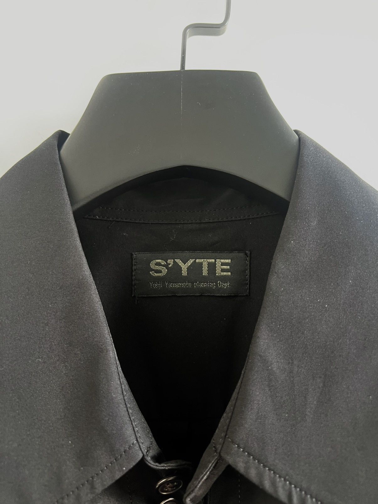 Yohji Yamamoto Yohji Yamamoto S'yte - Flora Embroidery Long Sleeve Shirt Size US L / EU 52-54 / 3 - 6 Thumbnail