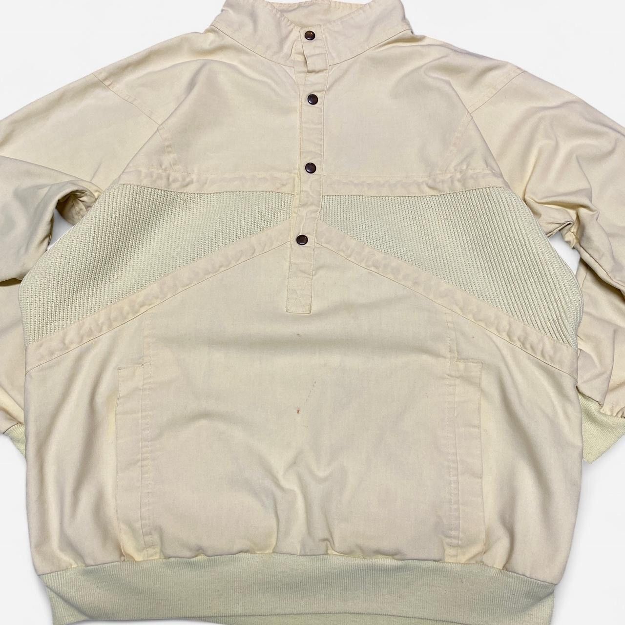 Other Vintage half button up butter yellow canvas light jacket Size US M / EU 48-50 / 2 - 2 Thumbnail