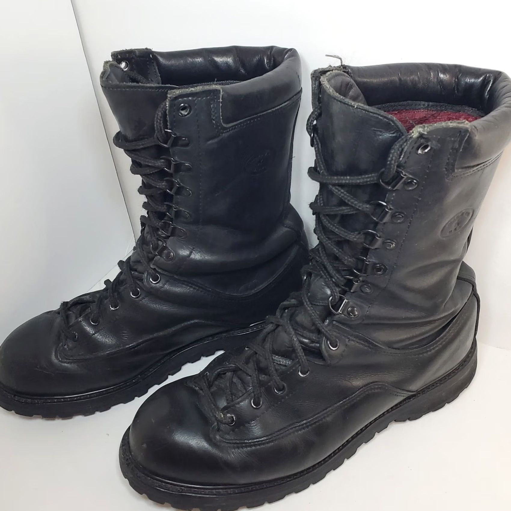 Vintage VINTAGE Matterhorn 1949 Black Leather Boots Size US 11 / EU 44 - 4 Thumbnail