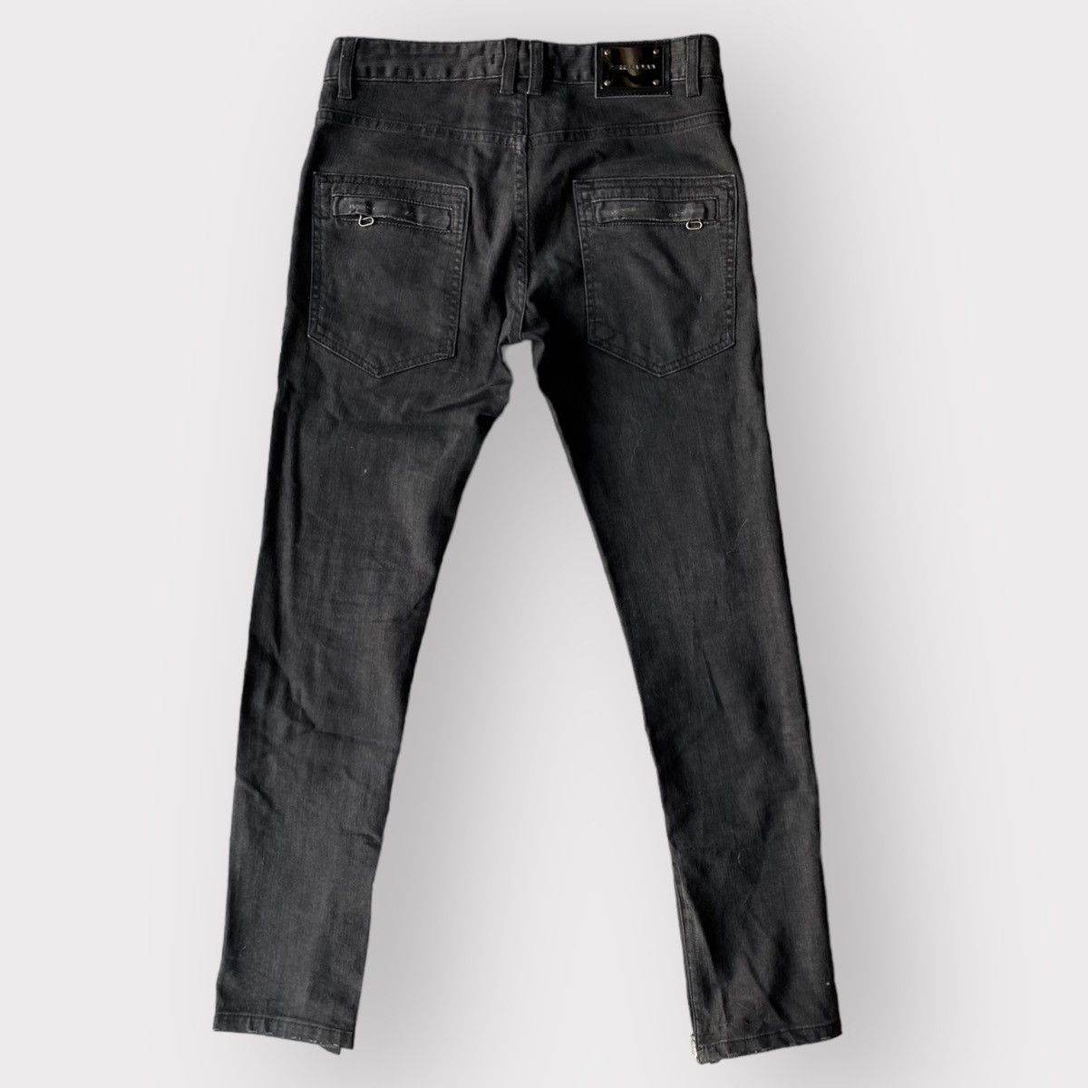Balmain × Pierre Balmain Pierre Balmain Biker Jeans Size US 30 / EU 46 - 4 Thumbnail