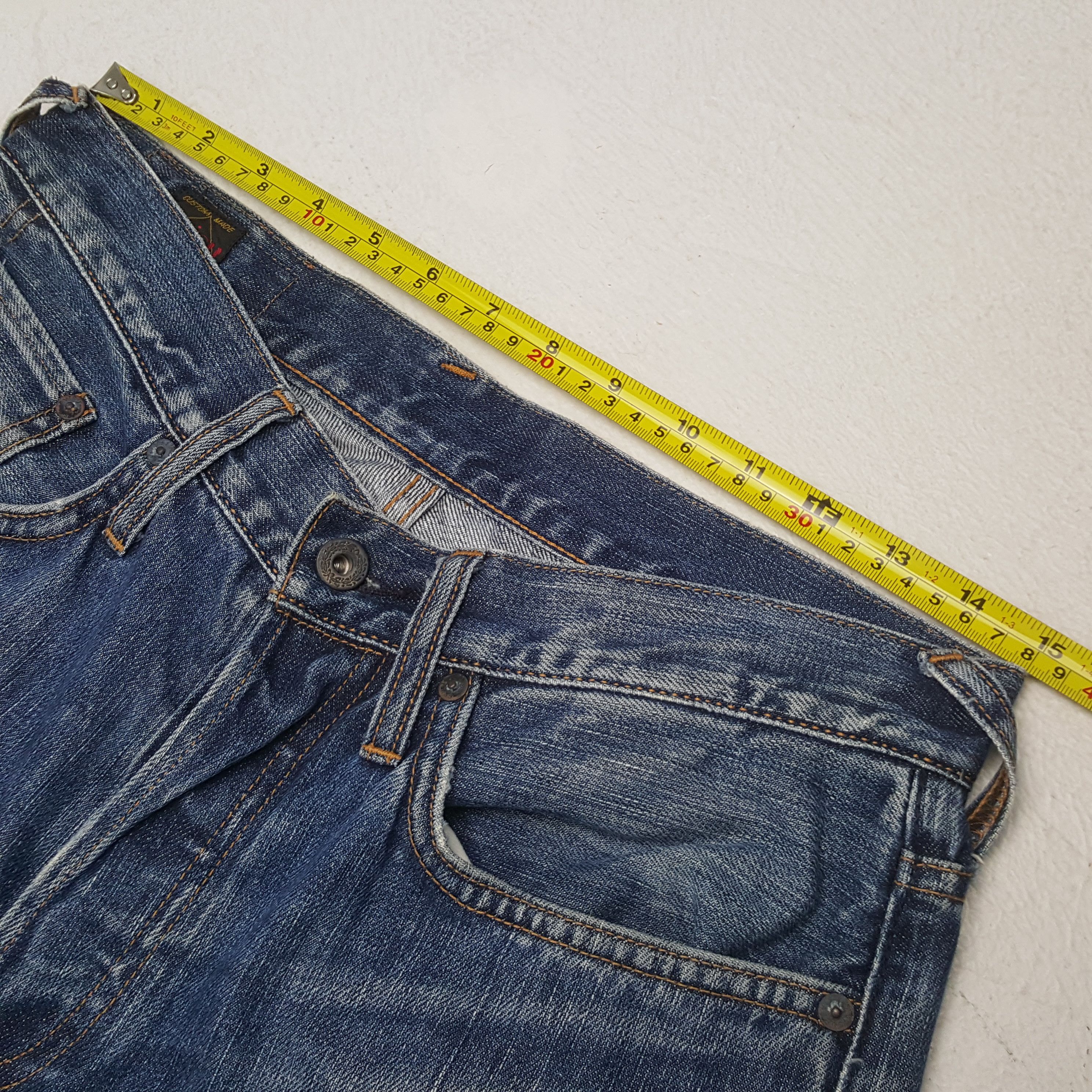 Evisu Evisu Japanese Brand Streetwear Custom Daicock Jeans C297N19 Size US 30 / EU 46 - 7 Thumbnail
