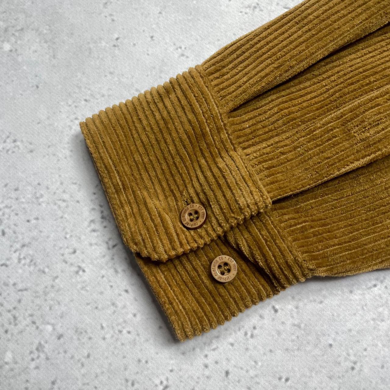 Empyre Empyre Corduroy Button-Up Long Sleeve Shirt Mustard Size S Size US S / EU 44-46 / 1 - 23 Thumbnail