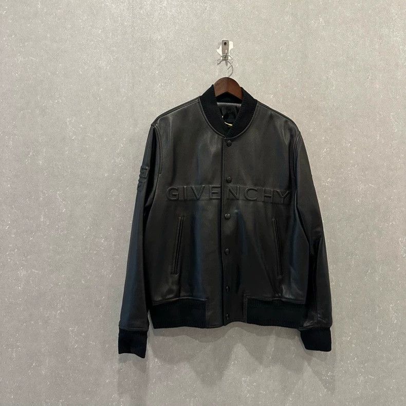 Givenchy Givenchy Size50 SS23 Solid Color Letter Embossed Long Sleev Size US L / EU 52-54 / 3 - 1 Thumbnail