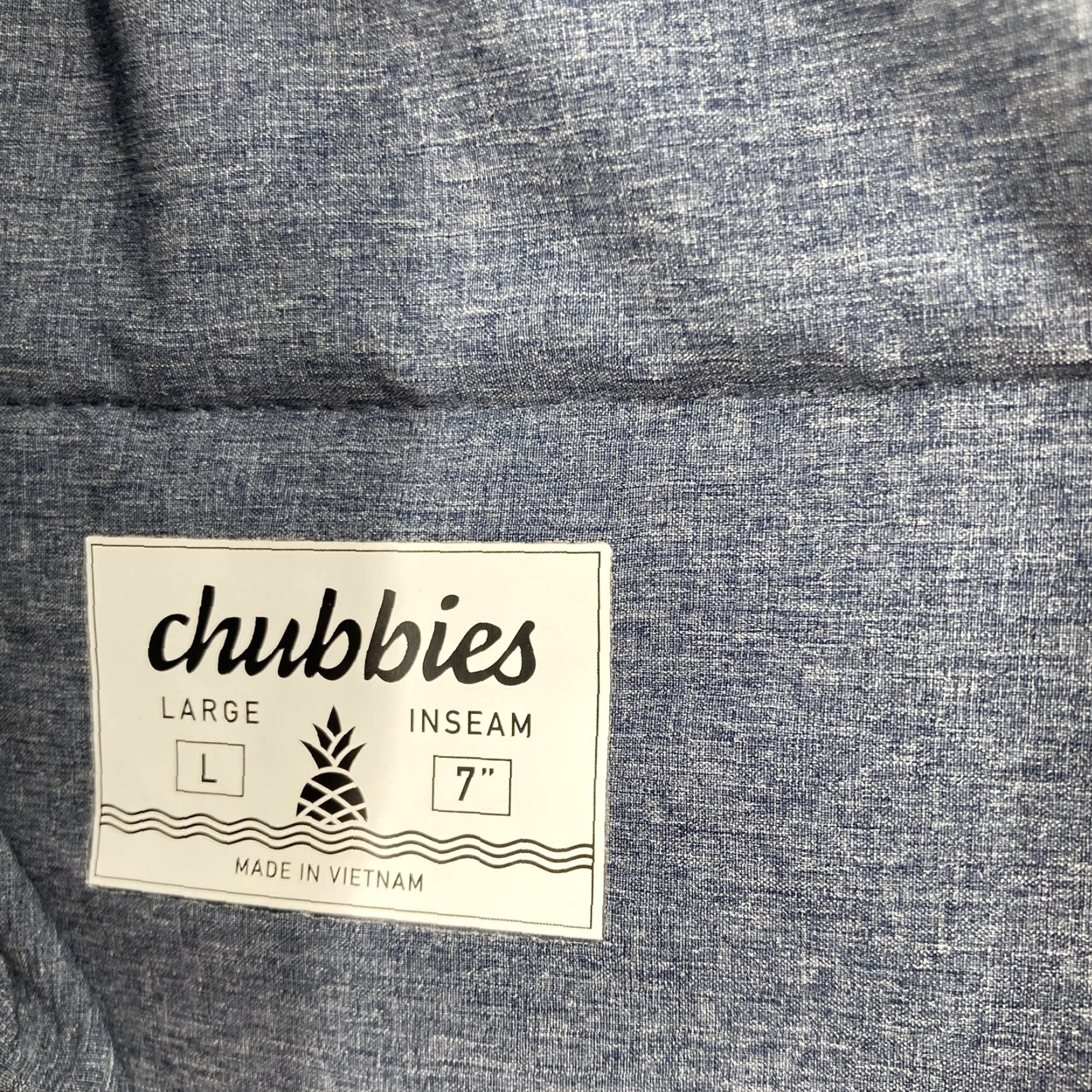 Chubbies Chubbies The Flint Gym Shorts 7” Mens Large Blue Stretch Performance Preppy Size US 33 - 3 Thumbnail