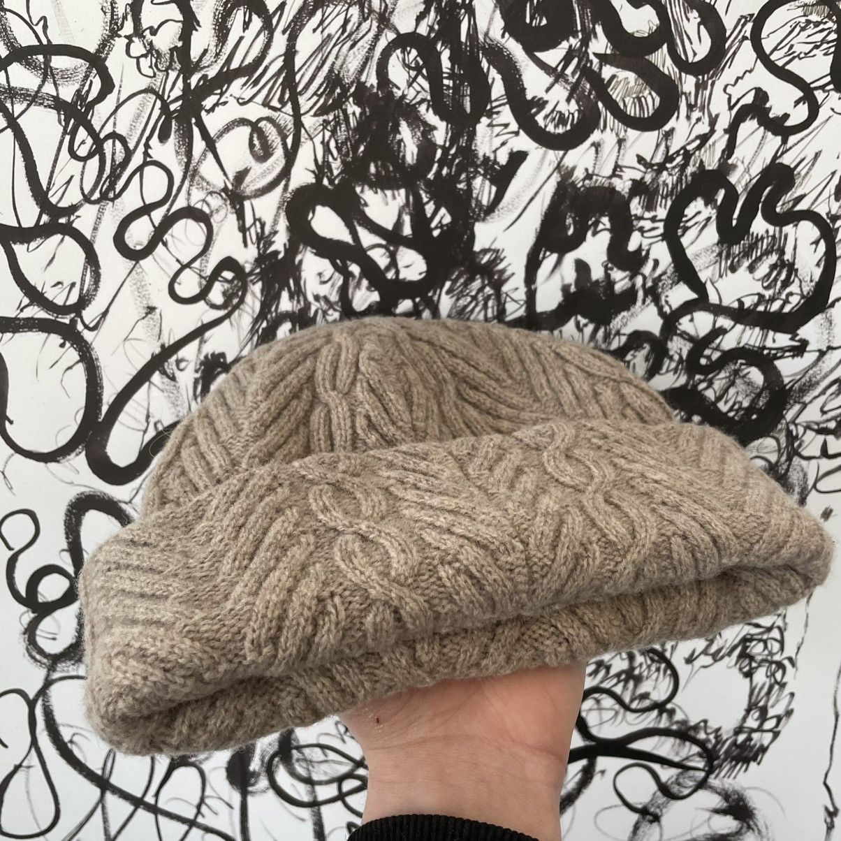 Fred Perry × Vintage Vintage Fred Perry Wool knit Hat size OS Size ONE SIZE - 3 Thumbnail