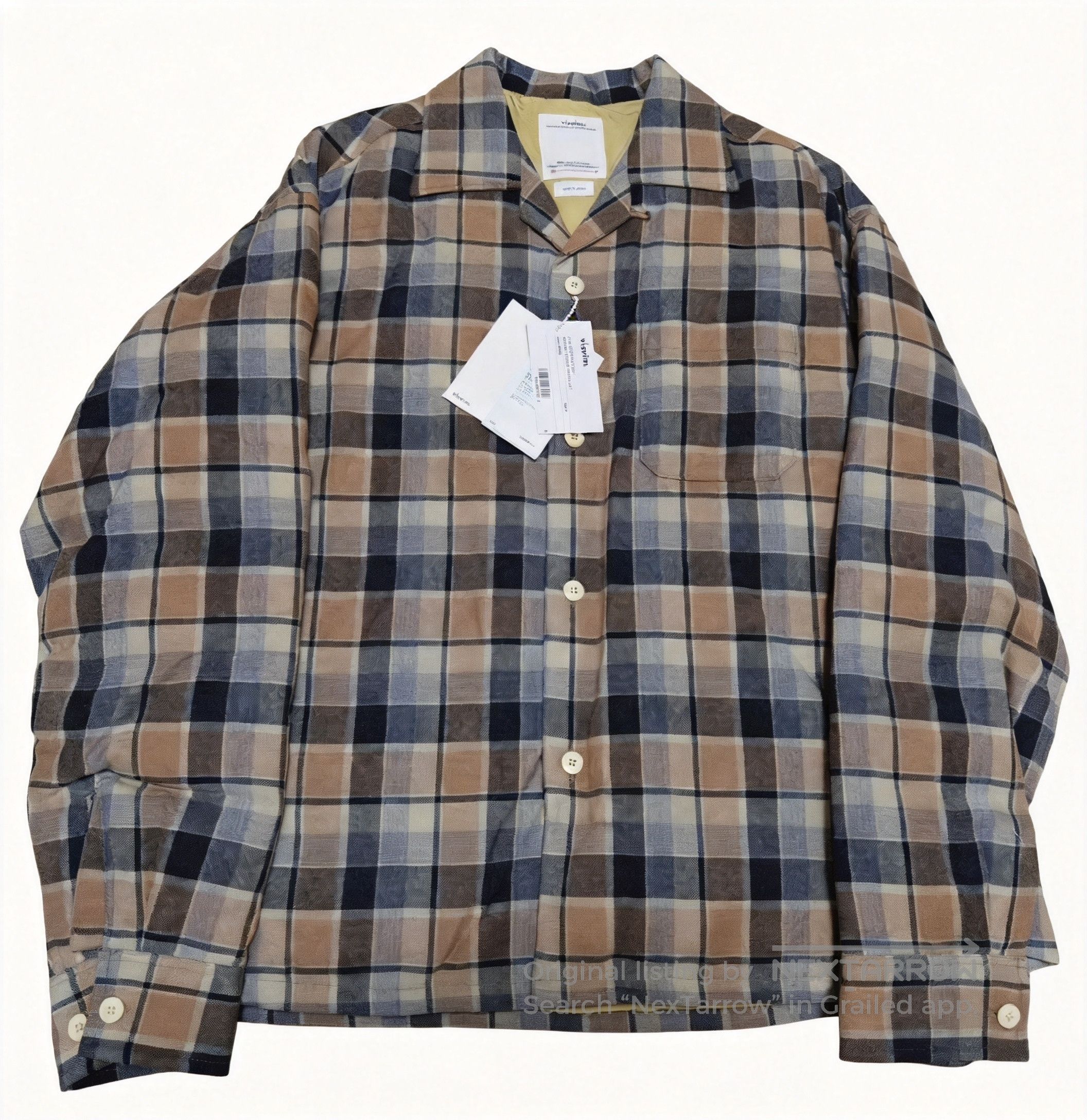 Visvim VISVIM 25SS KEESEY CHECK DOWN JKT Plaid down shirt jacket