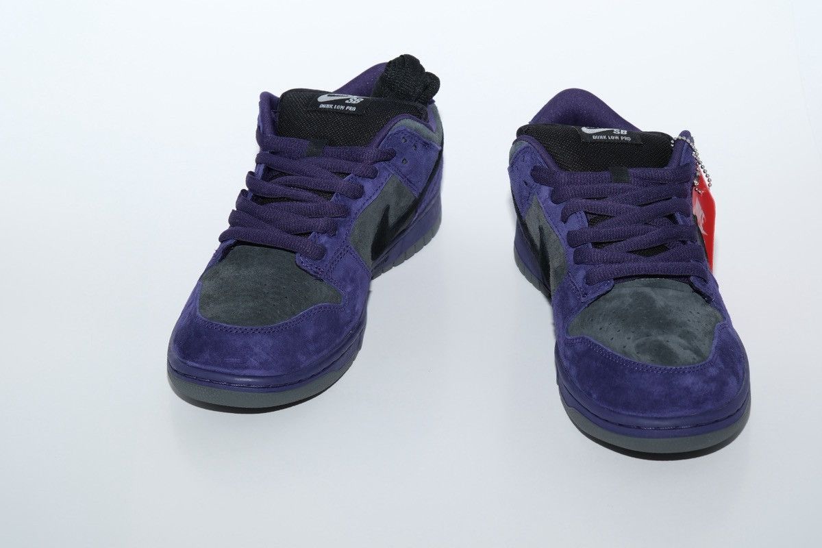 Nike SUPREME X DUNK LOW SB 'INK' PURPLE IN HAND SZ 8.5 MENS Size US 8.5 / EU 41-42 - 9 Thumbnail