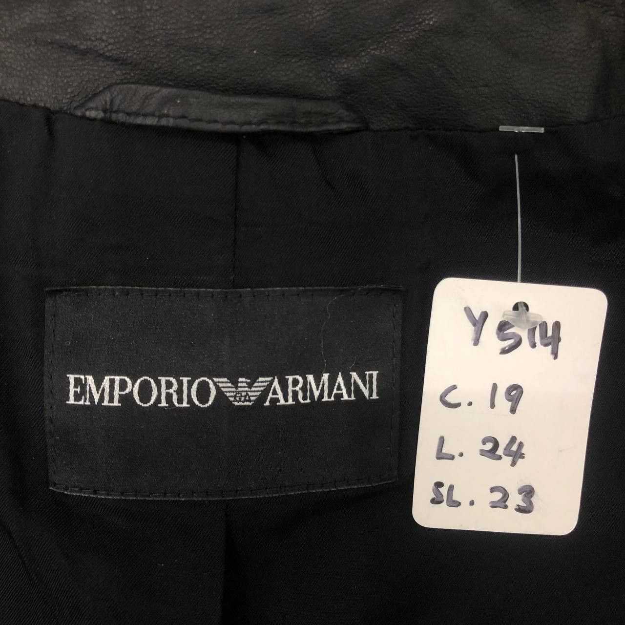 Emporio Armani Y514 EMPERIO ARMANI LEATHER JACKETS Size US M / EU 48-50 / 2 - 5 Thumbnail