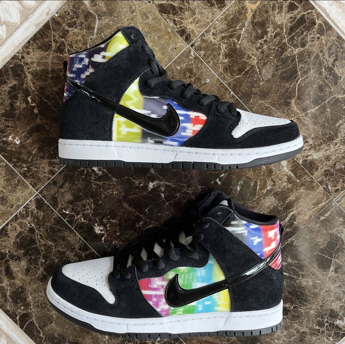 Nike Nike Dunk High SB “TV Signal” size 12 Size US 12 / EU 45 - 1 Thumbnail