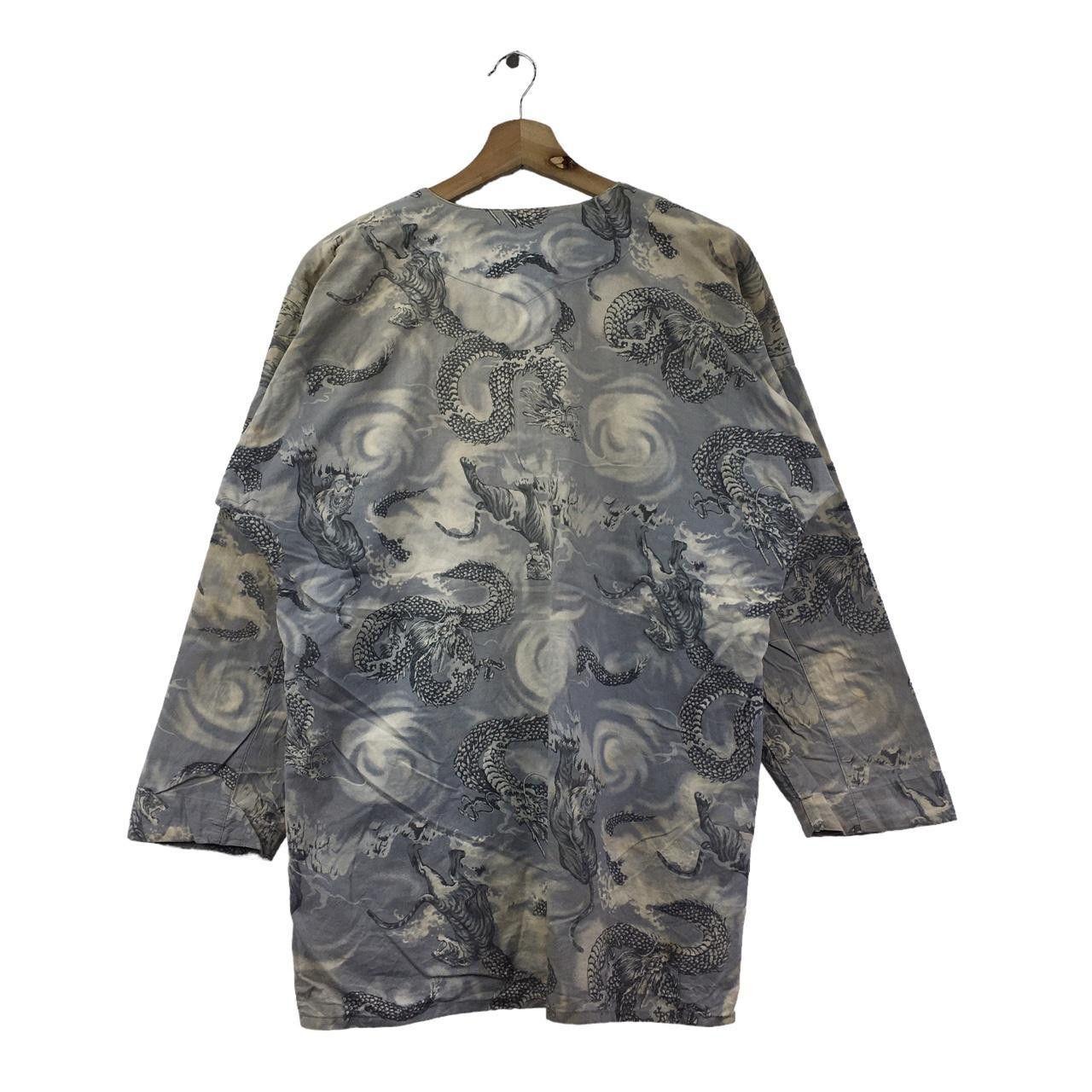 Vintage Vtg SUKAJAN JAPAN TRADITIONAL Dragon Tiger Coat Jacket Size L / US 10 / IT 46 - 4 Thumbnail