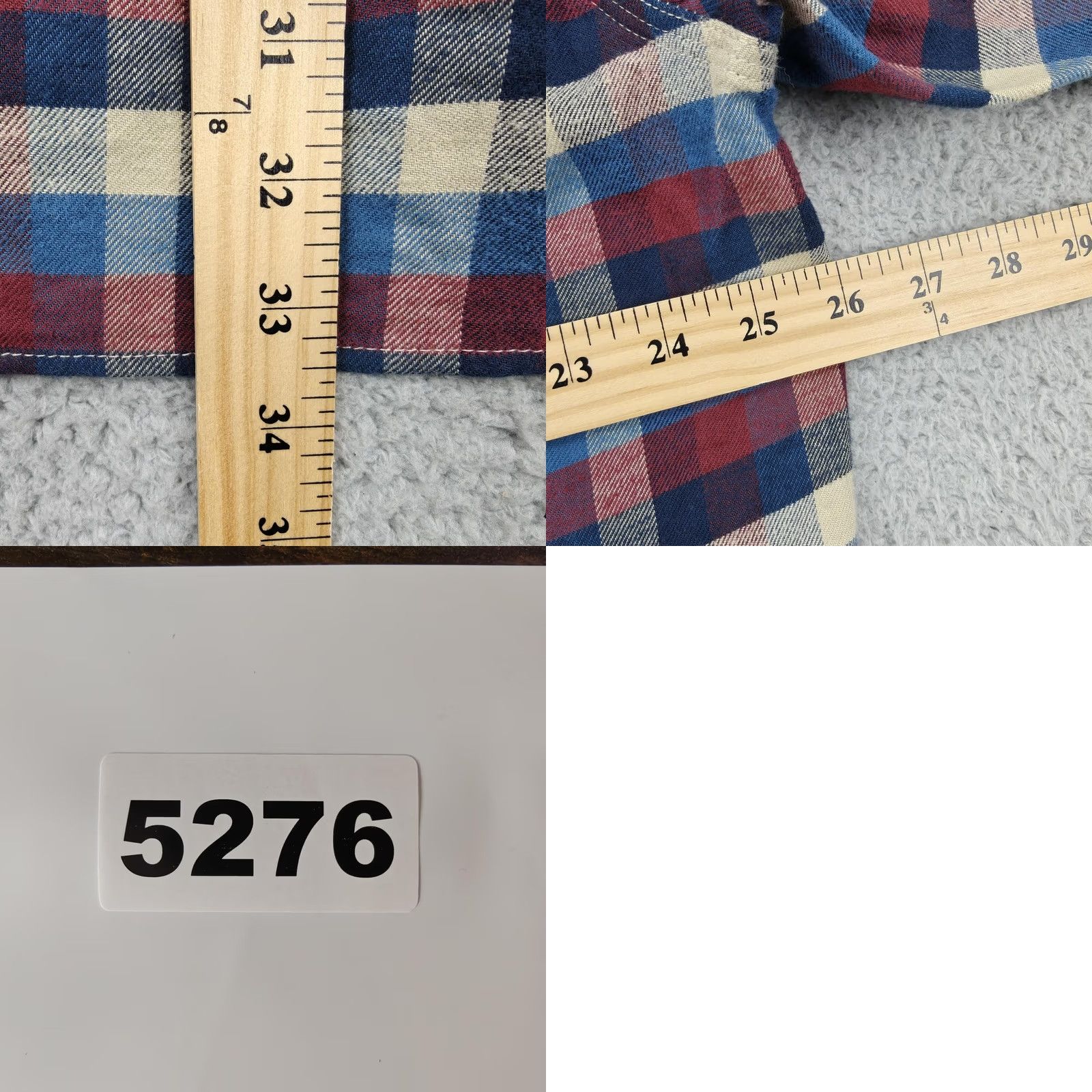 Vintage VINTAGE LL Bean Shirt Mens XL Tall Red Blue Plaid Traditional Fit Flannel Button Down Size US XL / EU 56 / 4 - 8 Thumbnail
