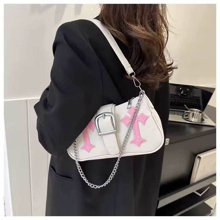 Other Y2K Embroidered Lock Shoulder Bag – Crossbody Size ONE SIZE - 2 Thumbnail