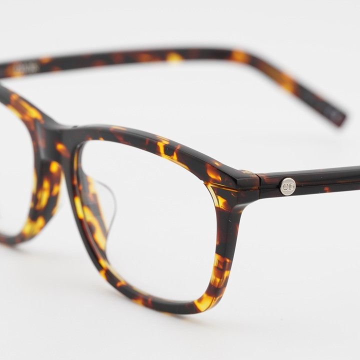 Dior Dior DIORESSENTIALO S2F 2400 Eyeglasses Havana 54mm Square Size ONE SIZE - 2 Thumbnail