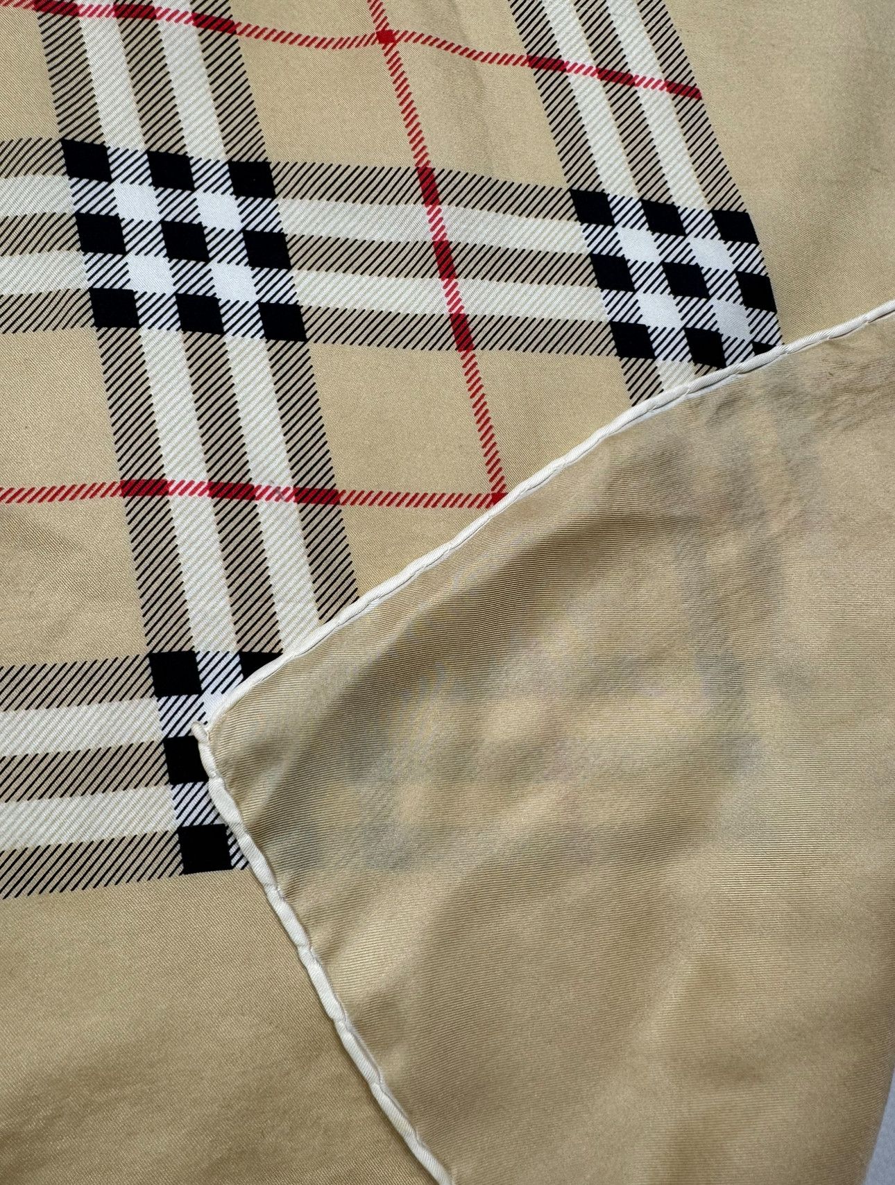 Burberry BURBERRY VINTAGE NOVA CHECK SILK SCARF Size ONE SIZE - 4 Thumbnail