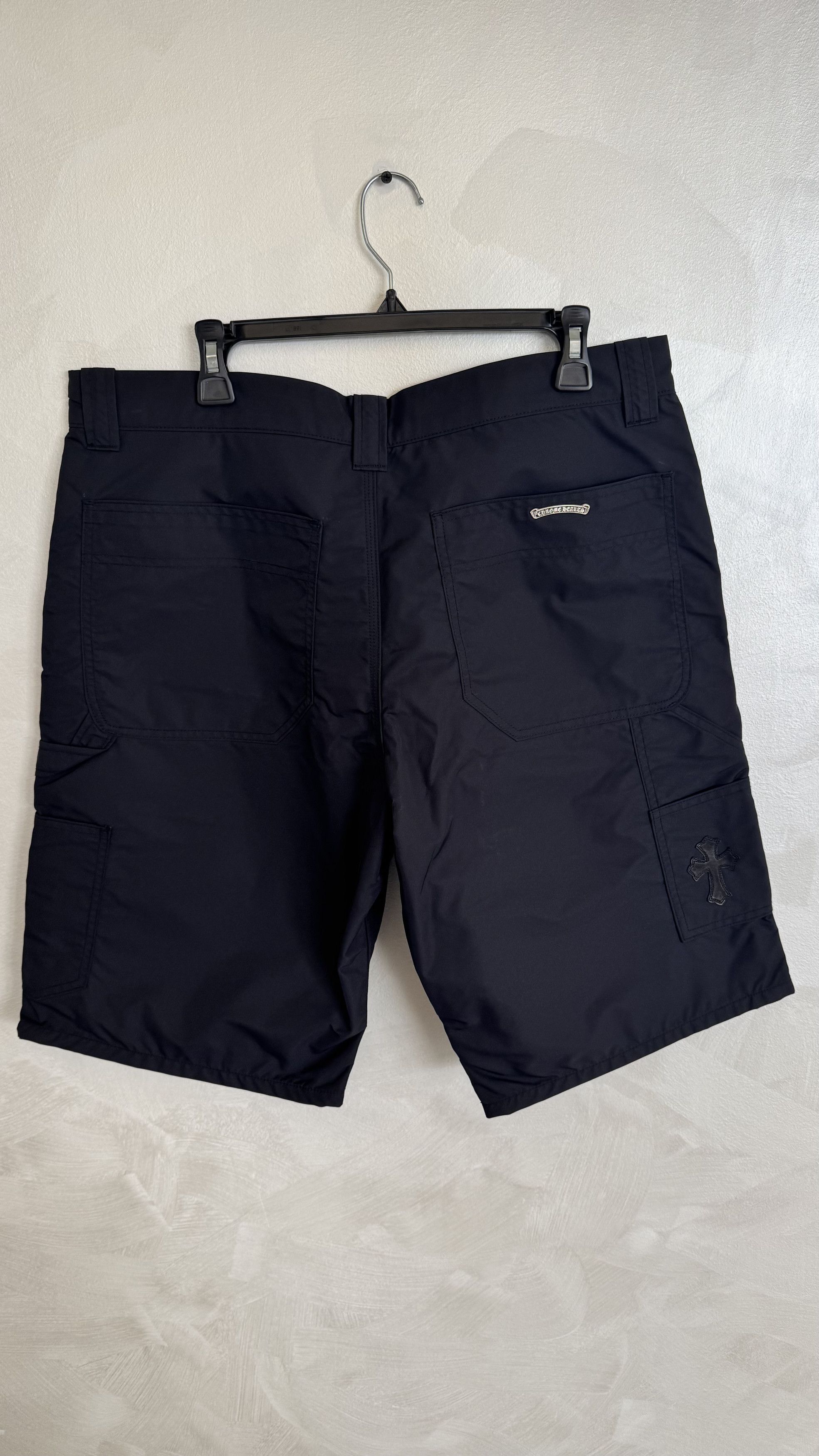 Chrome Hearts Chrome Hearts Nylon Leather Double Knee Shorts Size US 36 / EU 52 - 3 Thumbnail