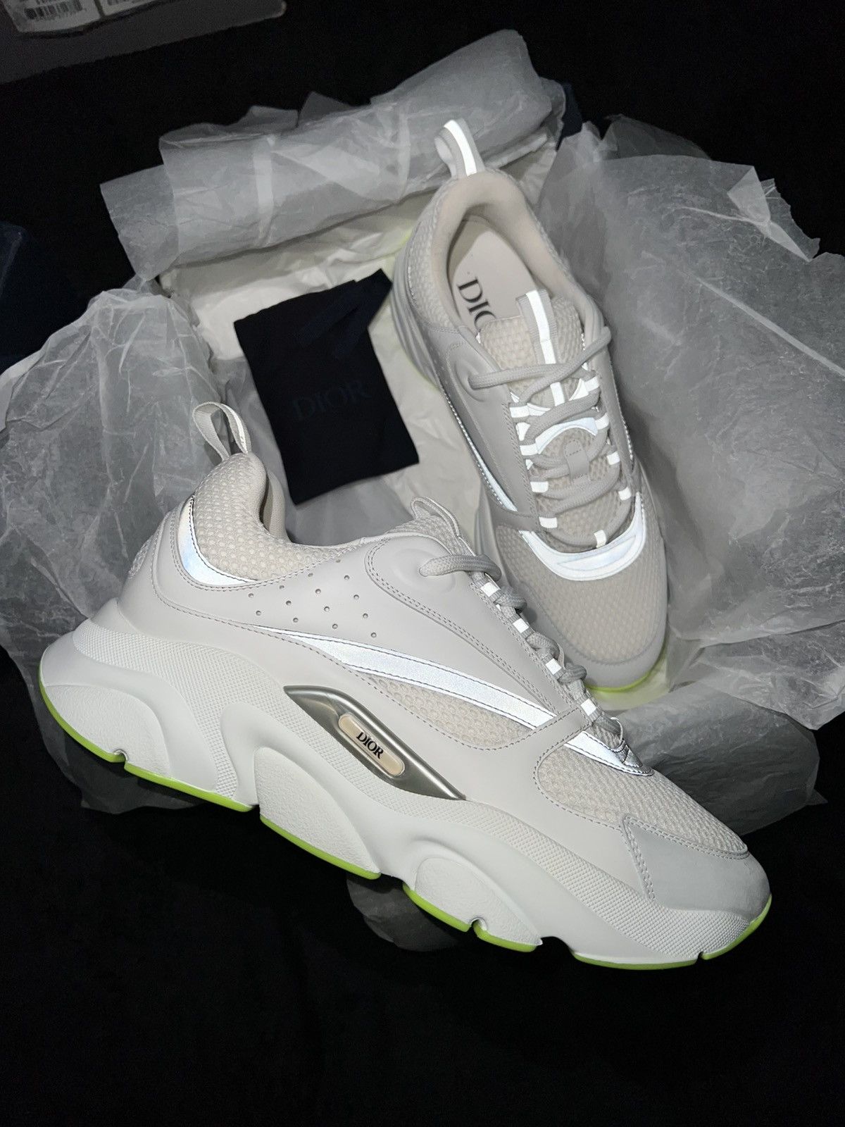 Dior Christian Dior B22 “Lime Bottom” Size US 11 / EU 44 - 4 Thumbnail